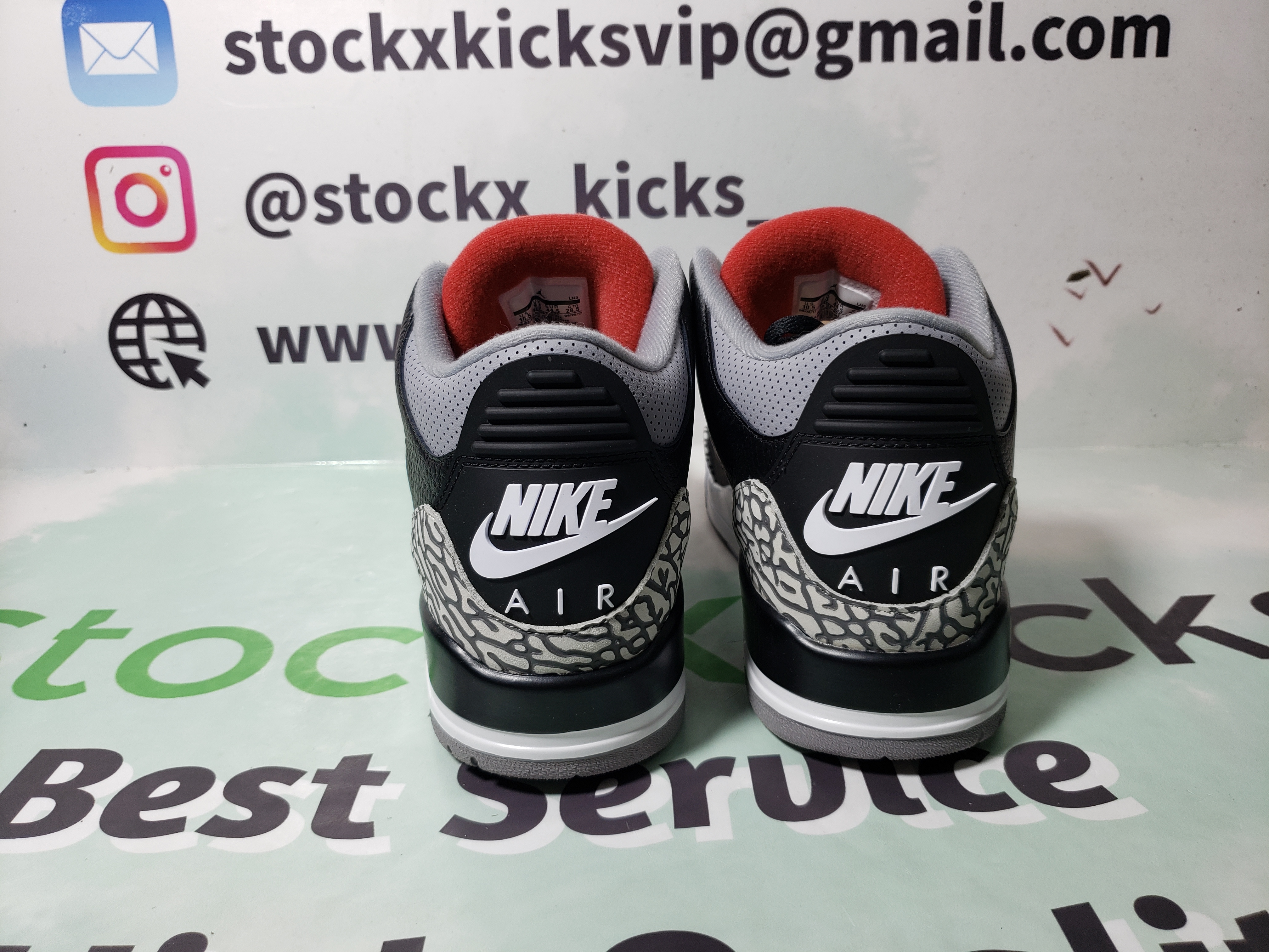 PK God Batch Air Jordan 3 Retro Black Cement (2018) 854262-001 review stockxkicks 01