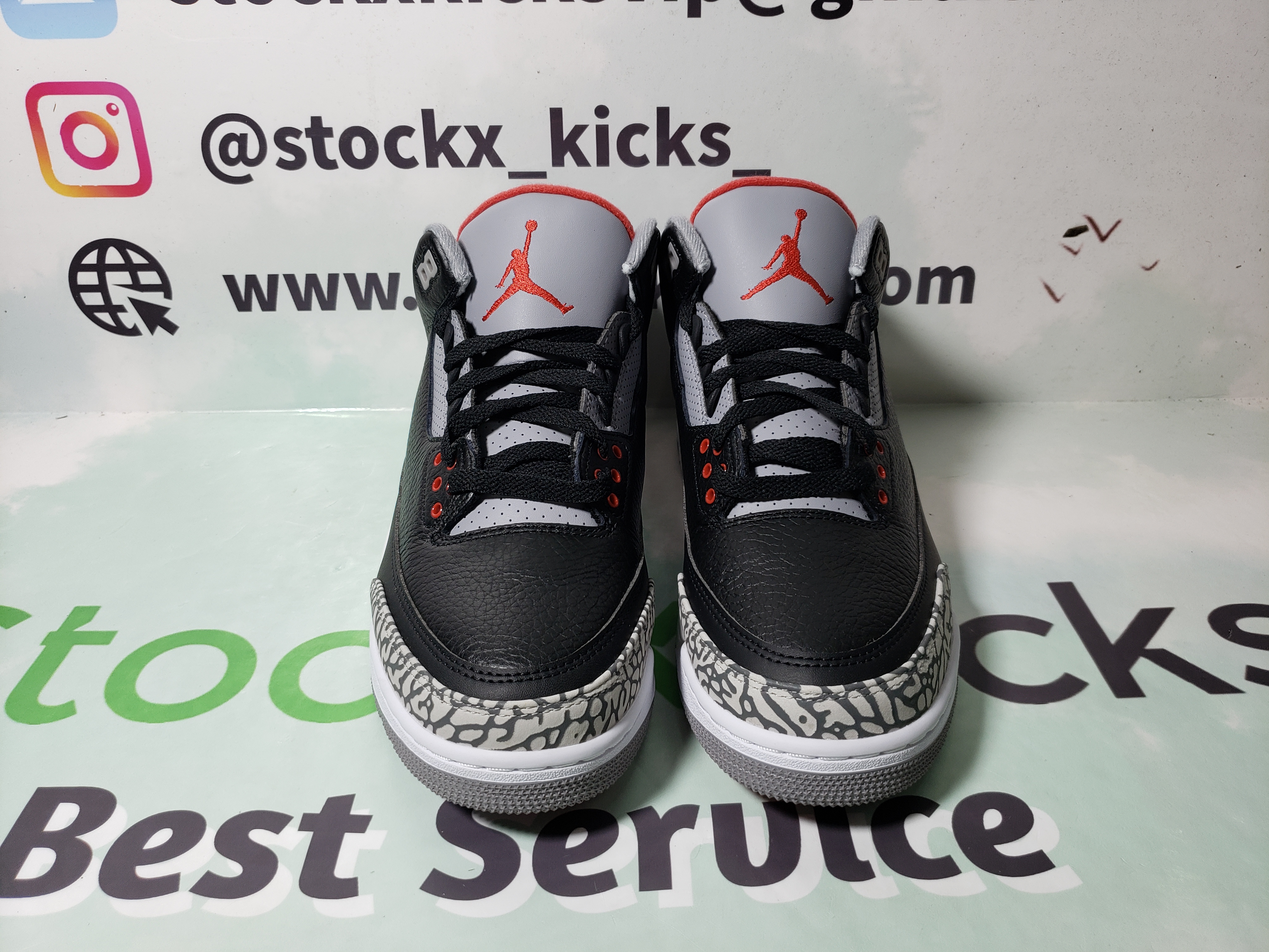 PK God Batch Air Jordan 3 Retro Black Cement (2018) 854262-001 review stockxkicks 02