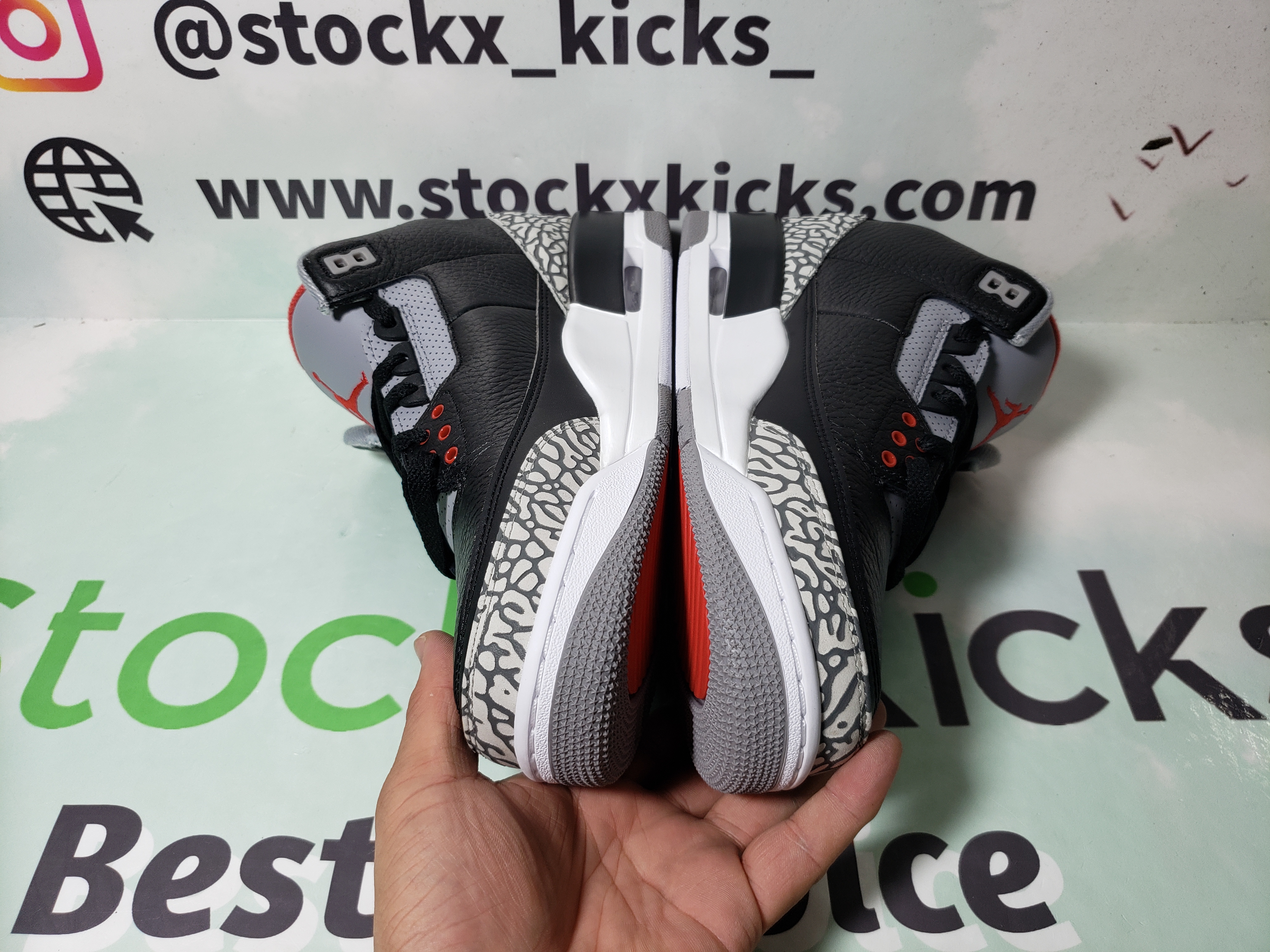 PK God Batch Air Jordan 3 Retro Black Cement (2018) 854262-001 review stockxkicks 03