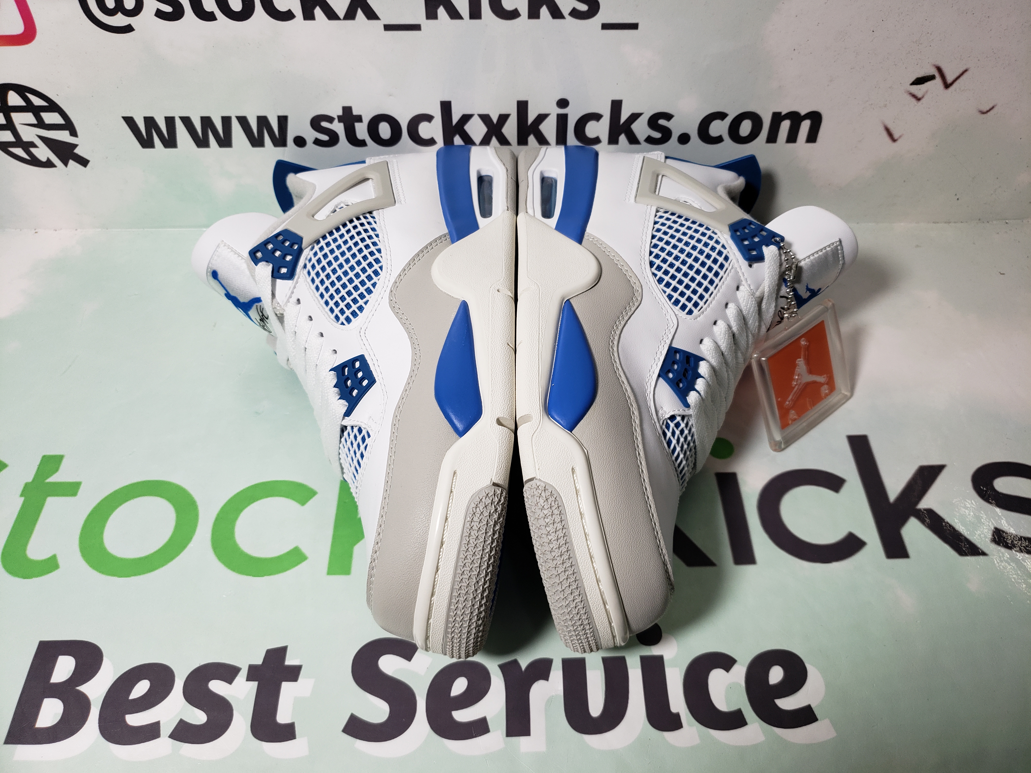 PK God Batch Air Jordan 4 Retro Military Blue (2012) 308497-105 review stockxkicks 04