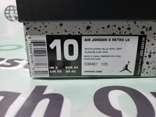 PK God Batch Air Jordan 4 Retro Military Blue (2012) 308497-105 review 