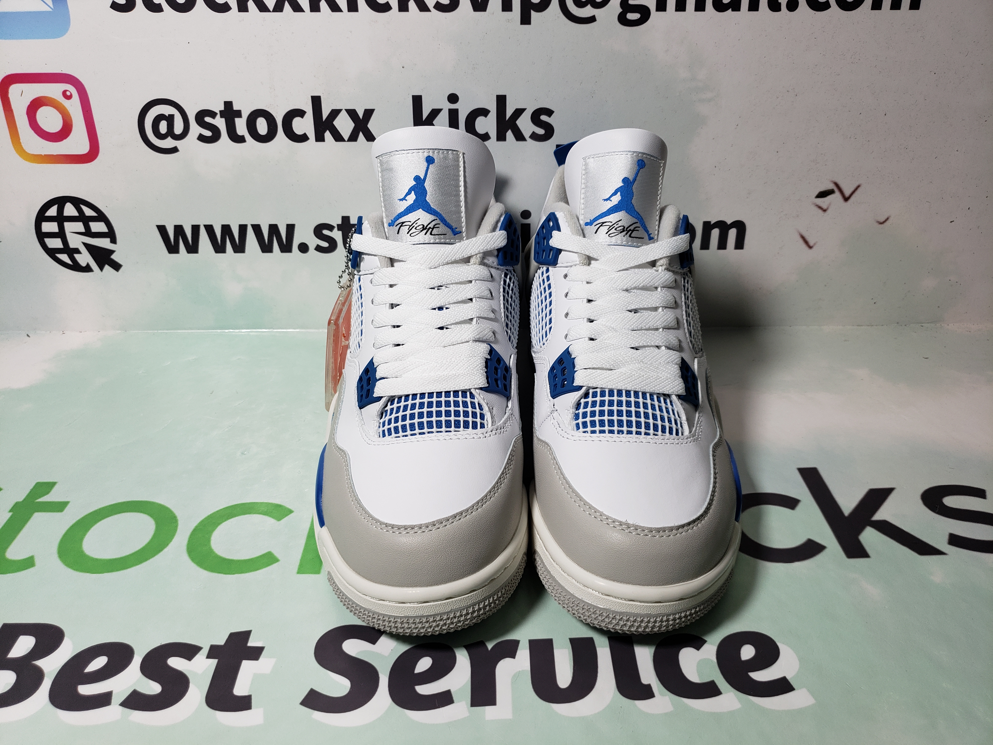 PK God Batch Air Jordan 4 Retro Military Blue (2012) 308497-105 review stockxkicks 02