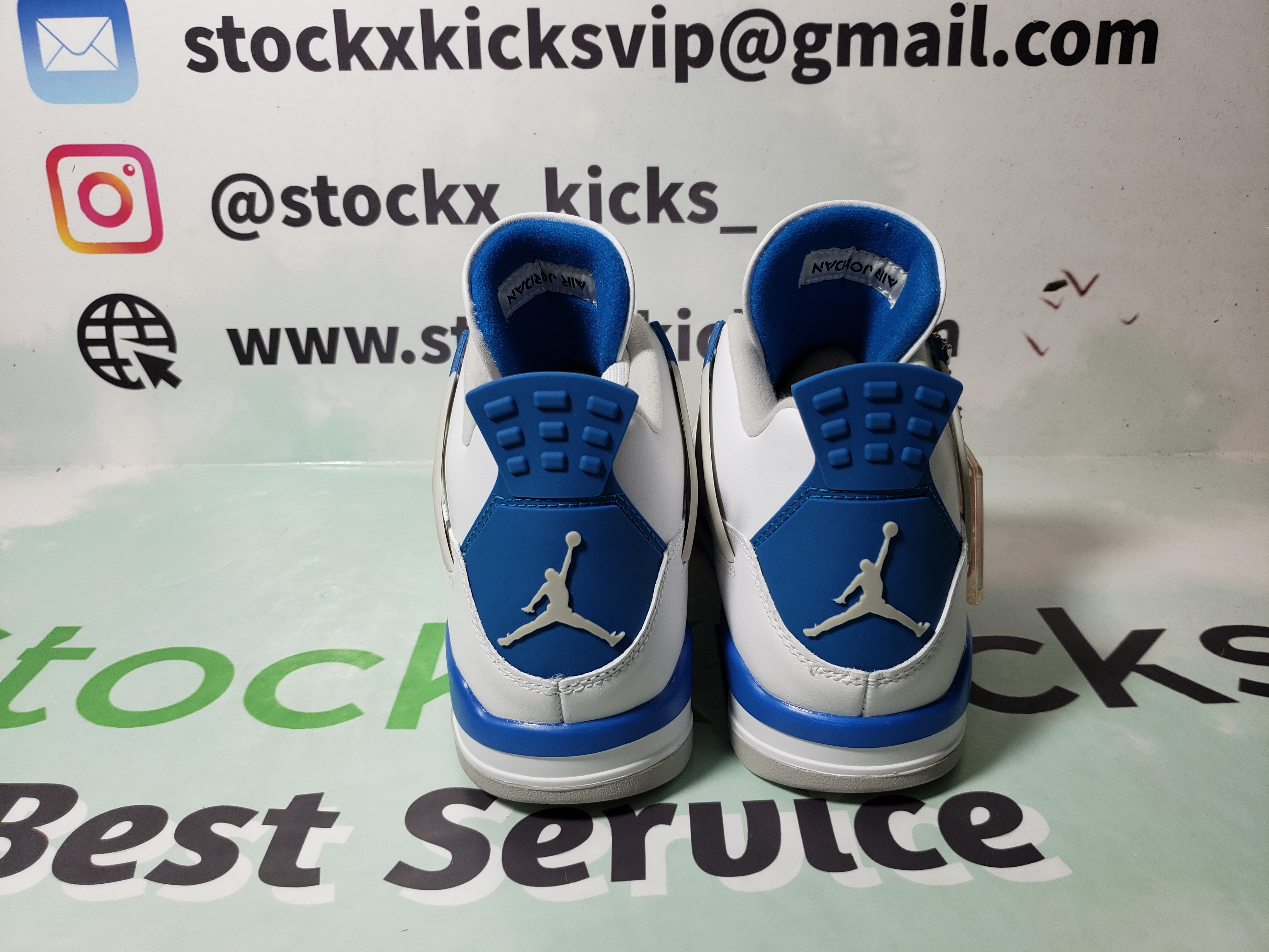 PK God Batch Air Jordan 4 Retro Military Blue (2012) 308497-105 review stockxkicks 01