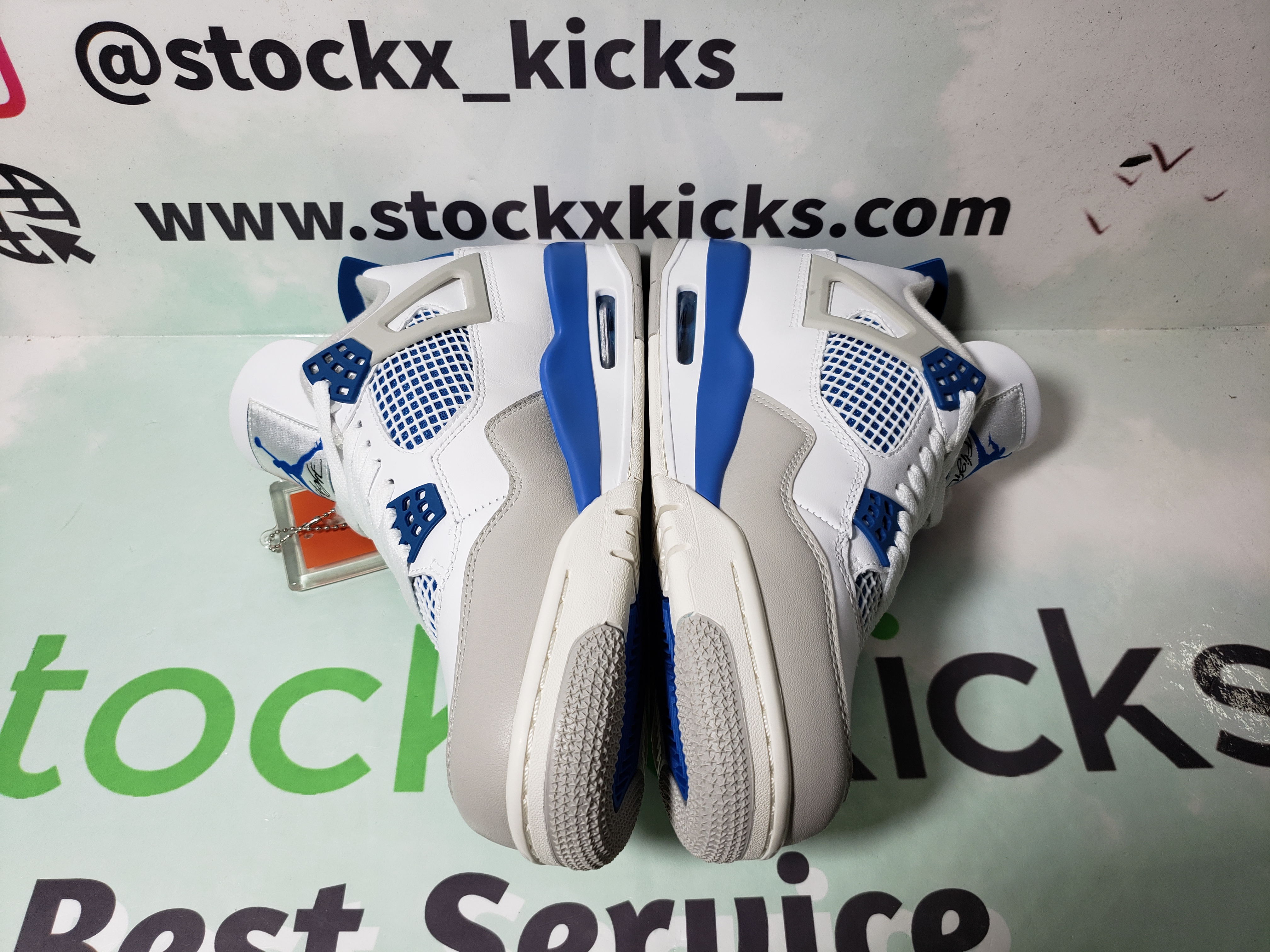 PK God Batch Air Jordan 4 Retro Military Blue (2012) 308497-105 review stockxkicks 03