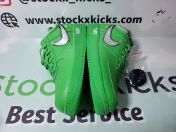 PK God Batch Nike Air Force 1 Low Off-White Light Green Spark DX1419-300 review stockxkicks 05