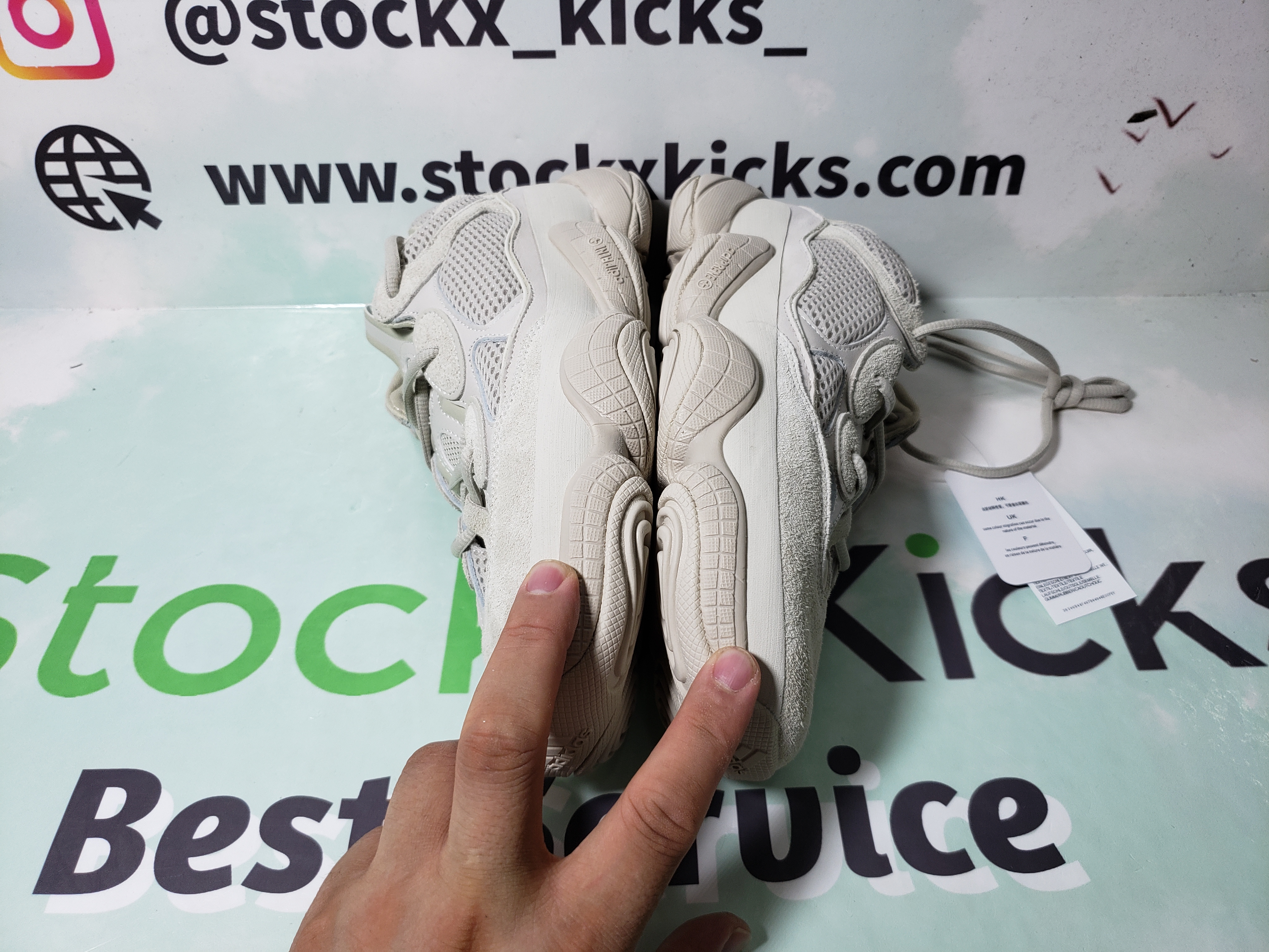 LJR Batch adidas Yeezy 500 Blush DB2908 review stockxkicks 04