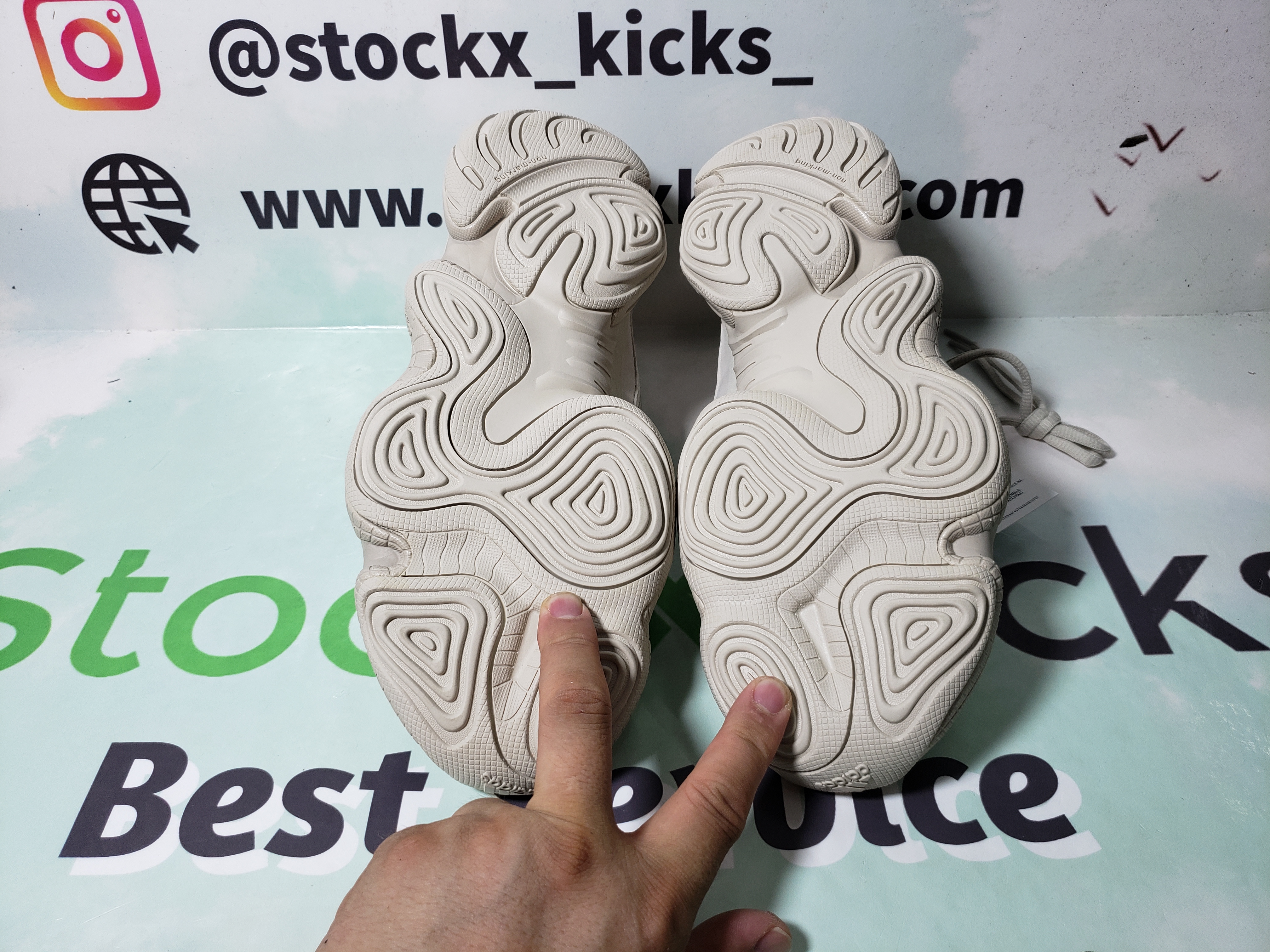 LJR Batch adidas Yeezy 500 Blush DB2908 review stockxkicks 05