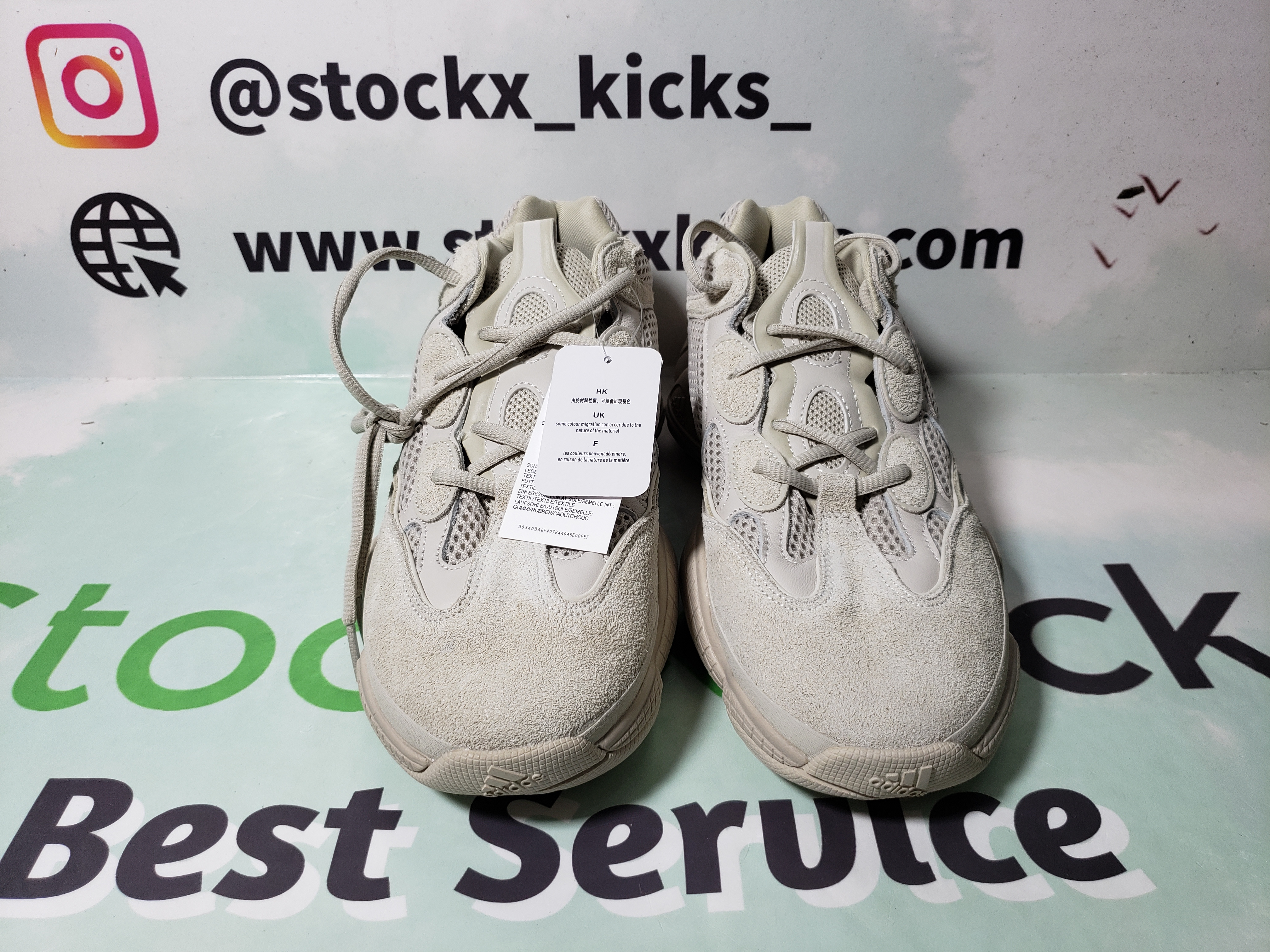 LJR Batch adidas Yeezy 500 Blush DB2908 review stockxkicks 02
