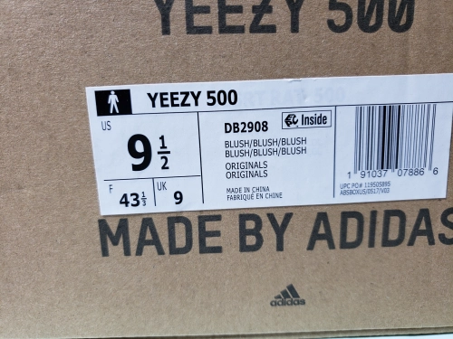 LJR Batch adidas Yeezy 500 Blush DB2908 review 