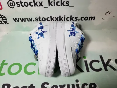 A Bathing Ape Bape Sta Low White Green Camouflage 1H20-191-045 review stockxkicks 04