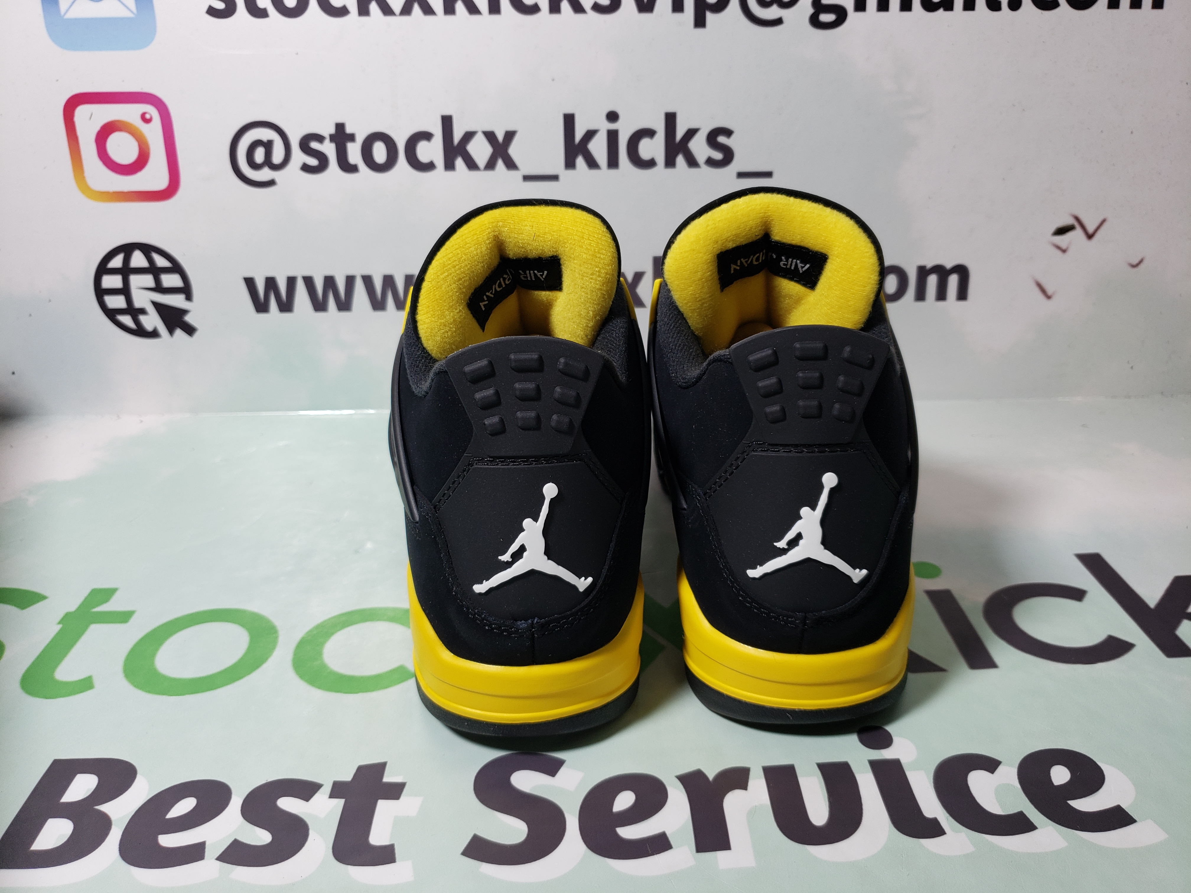 PK God Batch Air Jordan 4 Retro Thunder DH6927-017 review stockxkicks 01