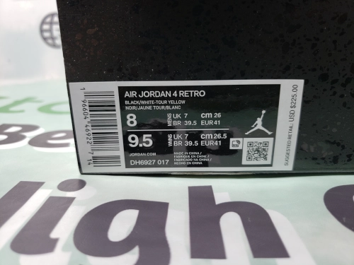 PK God Batch Air Jordan 4 Retro Thunder DH6927-017 review 