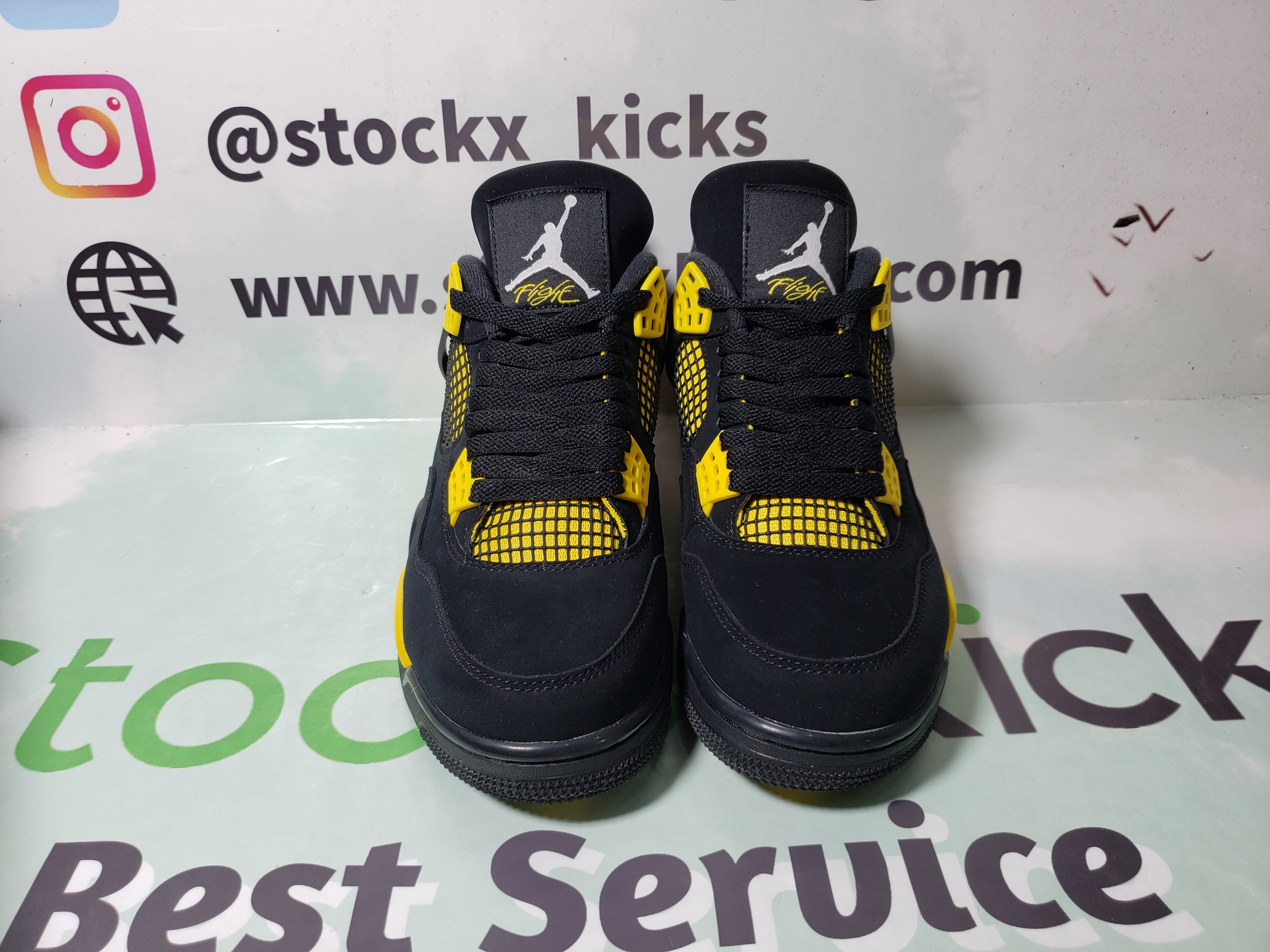 PK God Batch Air Jordan 4 Retro Thunder DH6927-017 review stockxkicks 02