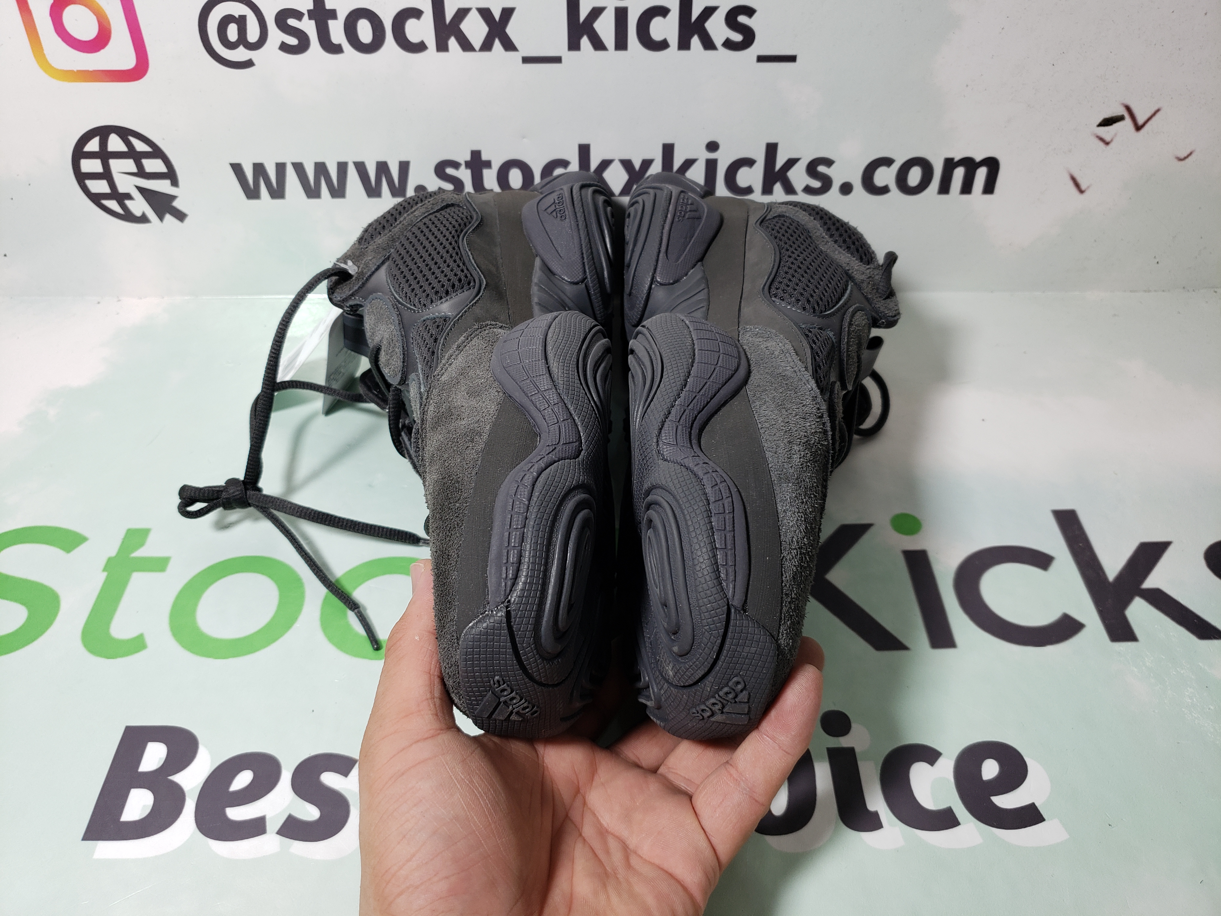 LJR Batch adidas Yeezy 500 Utility Black F36640 review stockxkicks 03