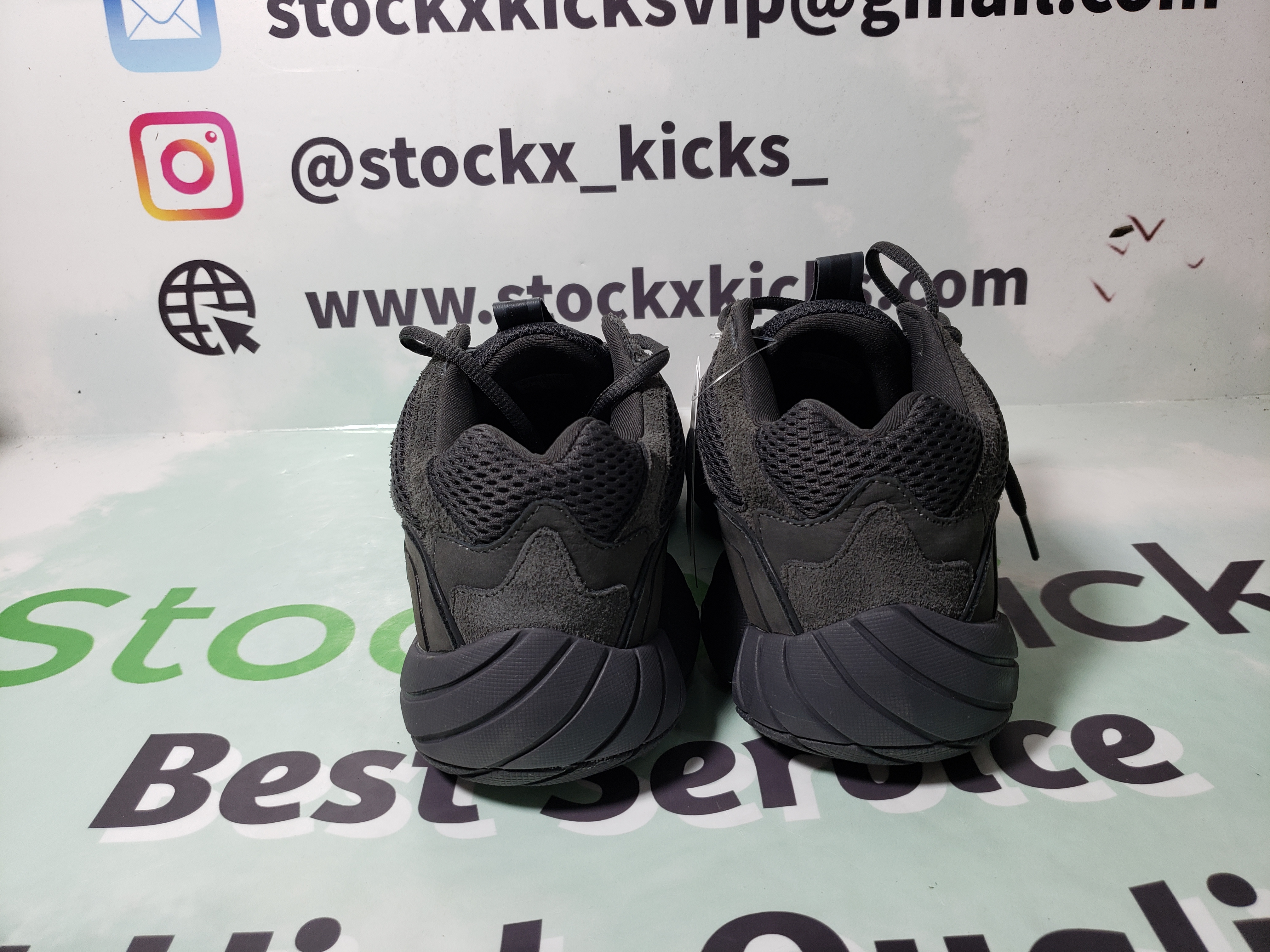 LJR Batch adidas Yeezy 500 Utility Black F36640 review stockxkicks 01