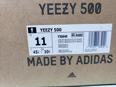 LJR Batch adidas Yeezy 500 Utility Black F36640 review stockxkicks 00
