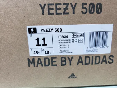 LJR Batch adidas Yeezy 500 Utility Black F36640 review stockxkicks 00