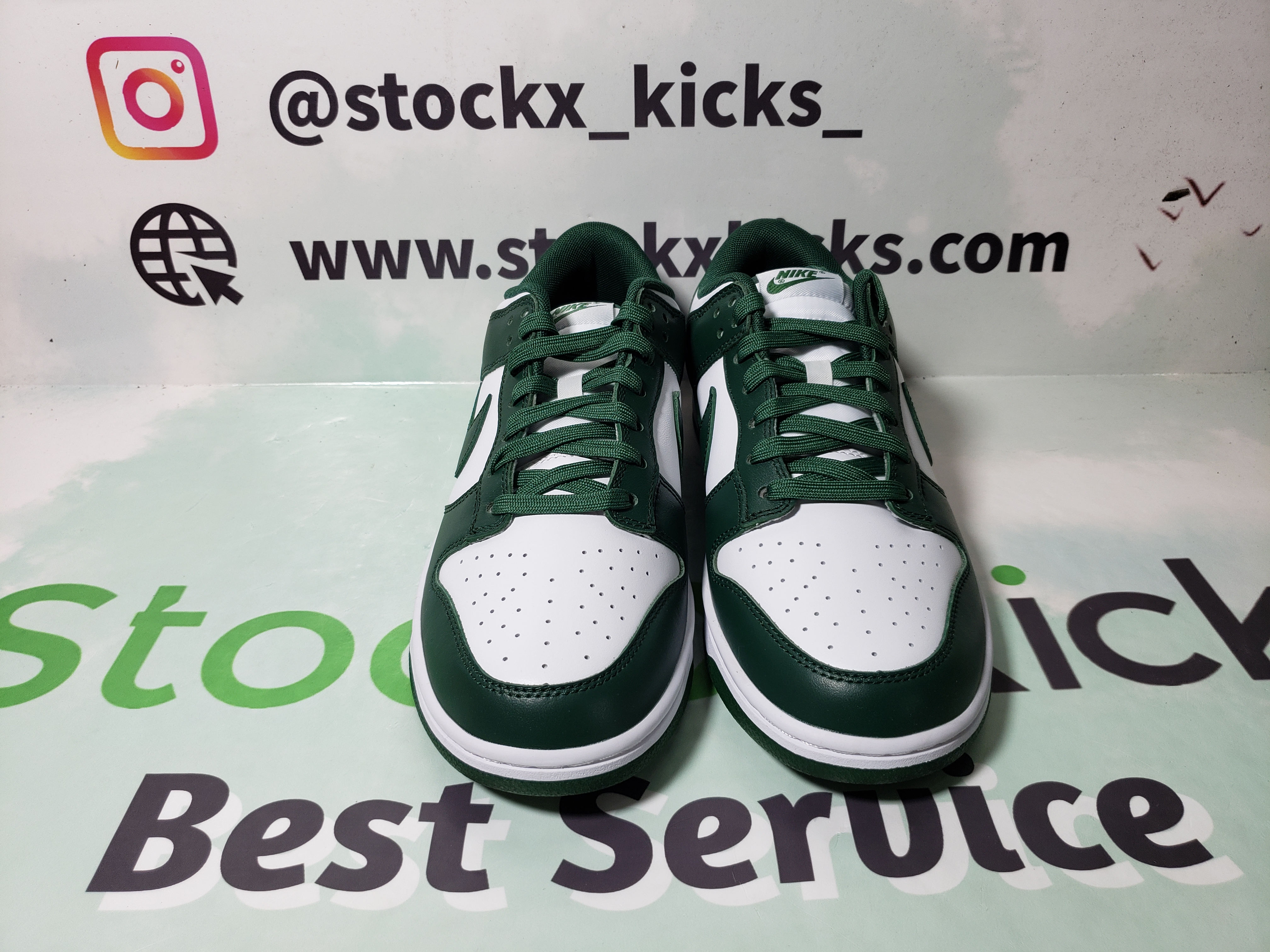 LJR Batch Nike Dunk Low Michigan State DD1391-101 review stockxkicks 02