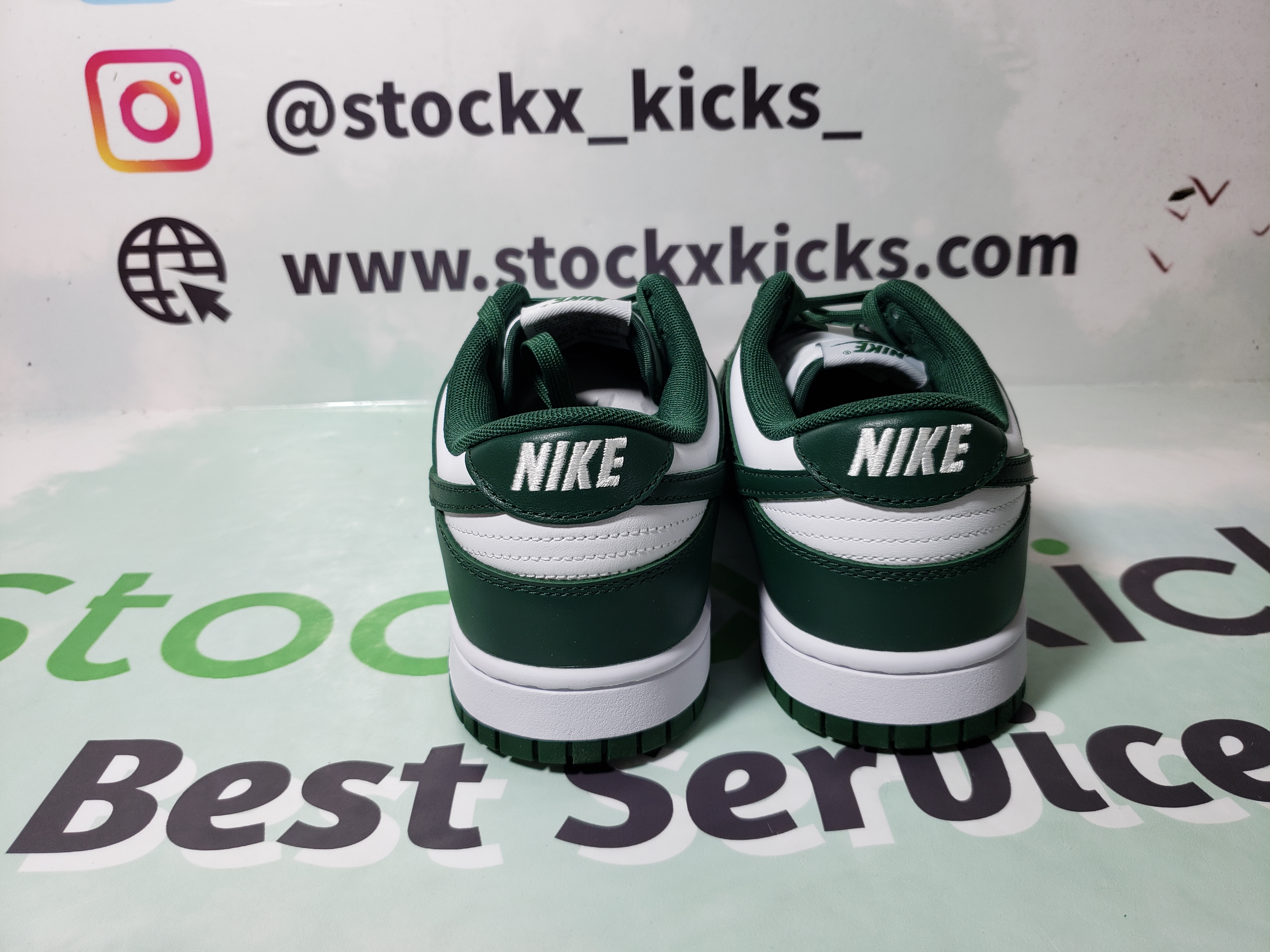 LJR Batch Nike Dunk Low Michigan State DD1391-101 review stockxkicks 01