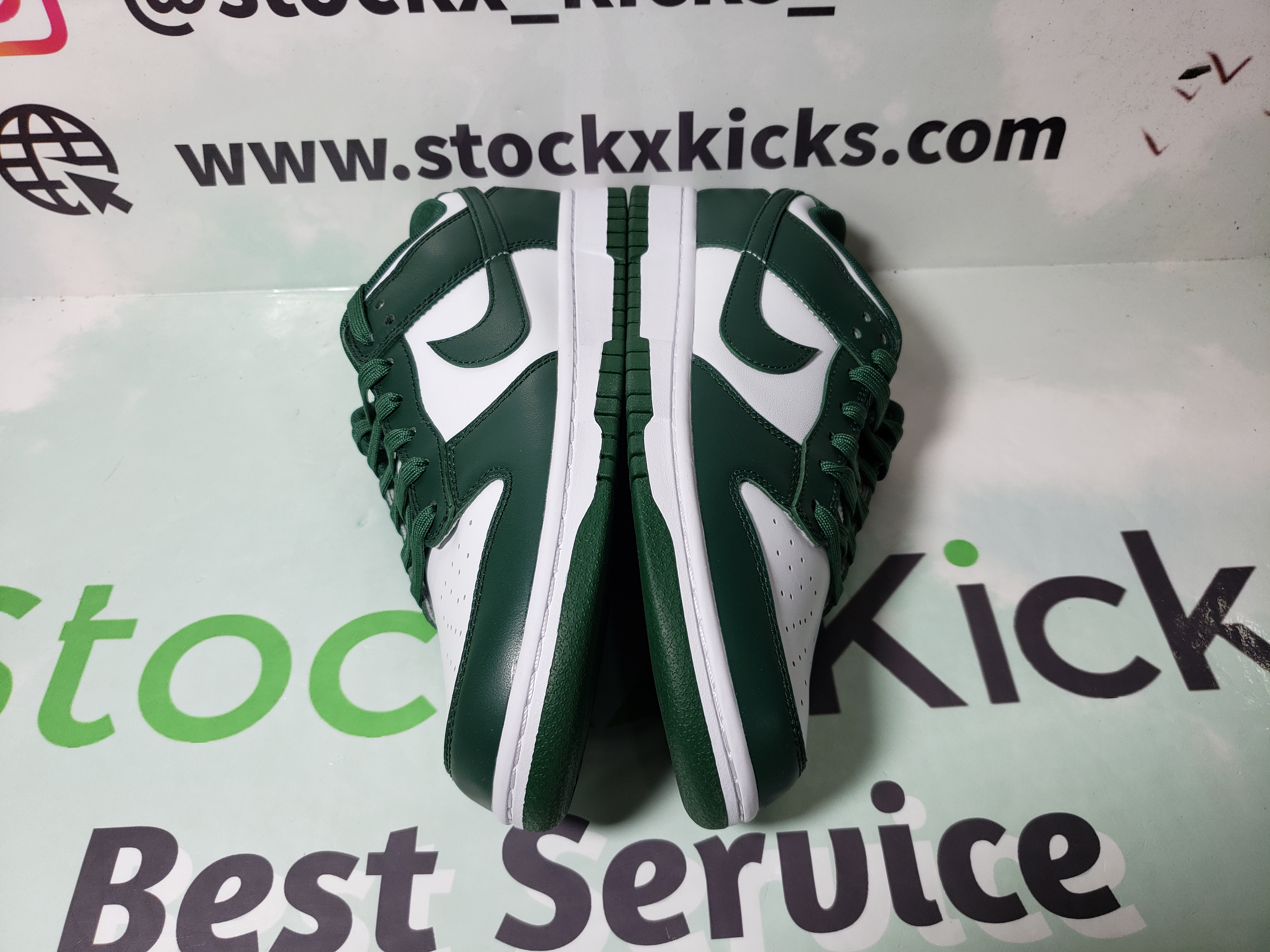 LJR Batch Nike Dunk Low Michigan State DD1391-101 review stockxkicks 04