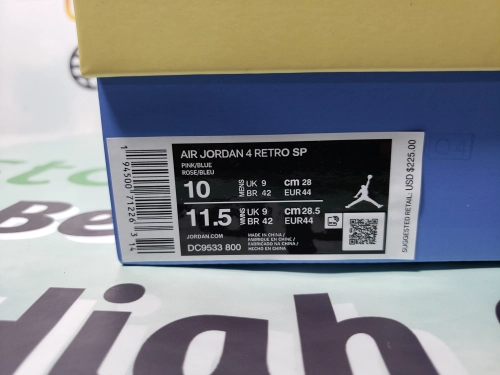 PK God Batch Air Jordan 4 Retro Union Guava Ice DC9533-800 review 