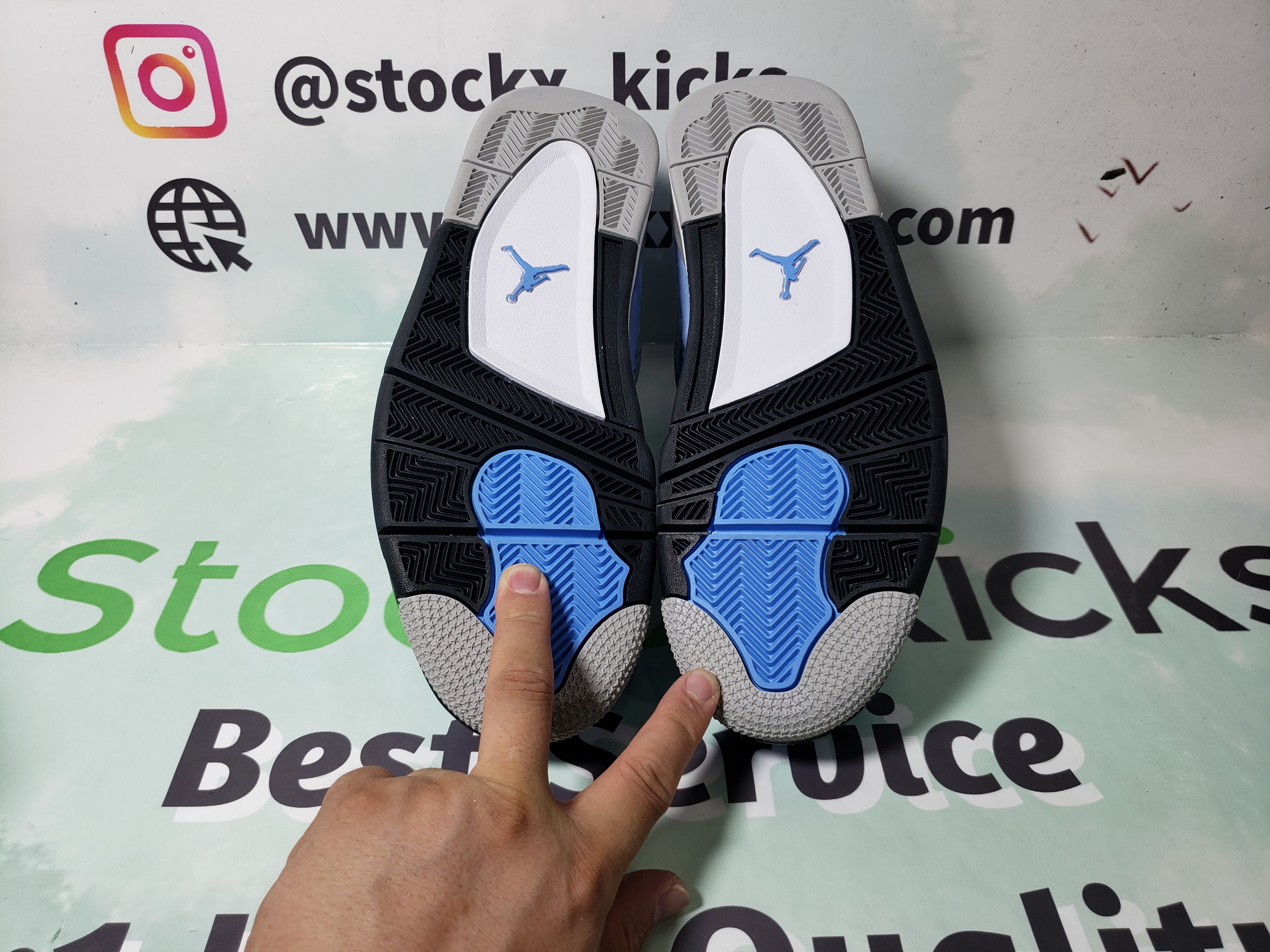 PK God Batch Air Jordan 4 SE University Blue CT8527-400 review stockxkicks 05