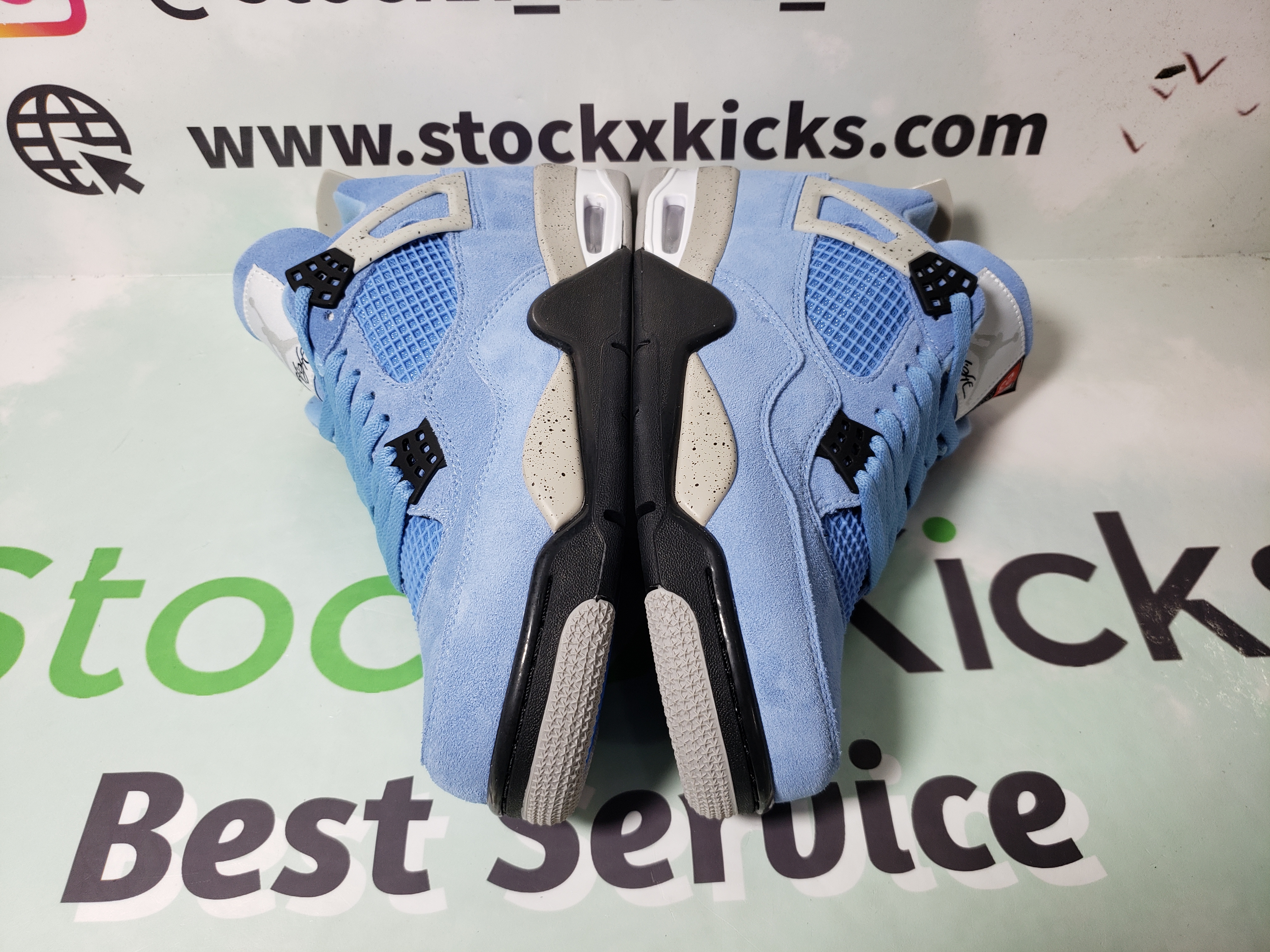 PK God Batch Air Jordan 4 SE University Blue CT8527-400 review stockxkicks 04