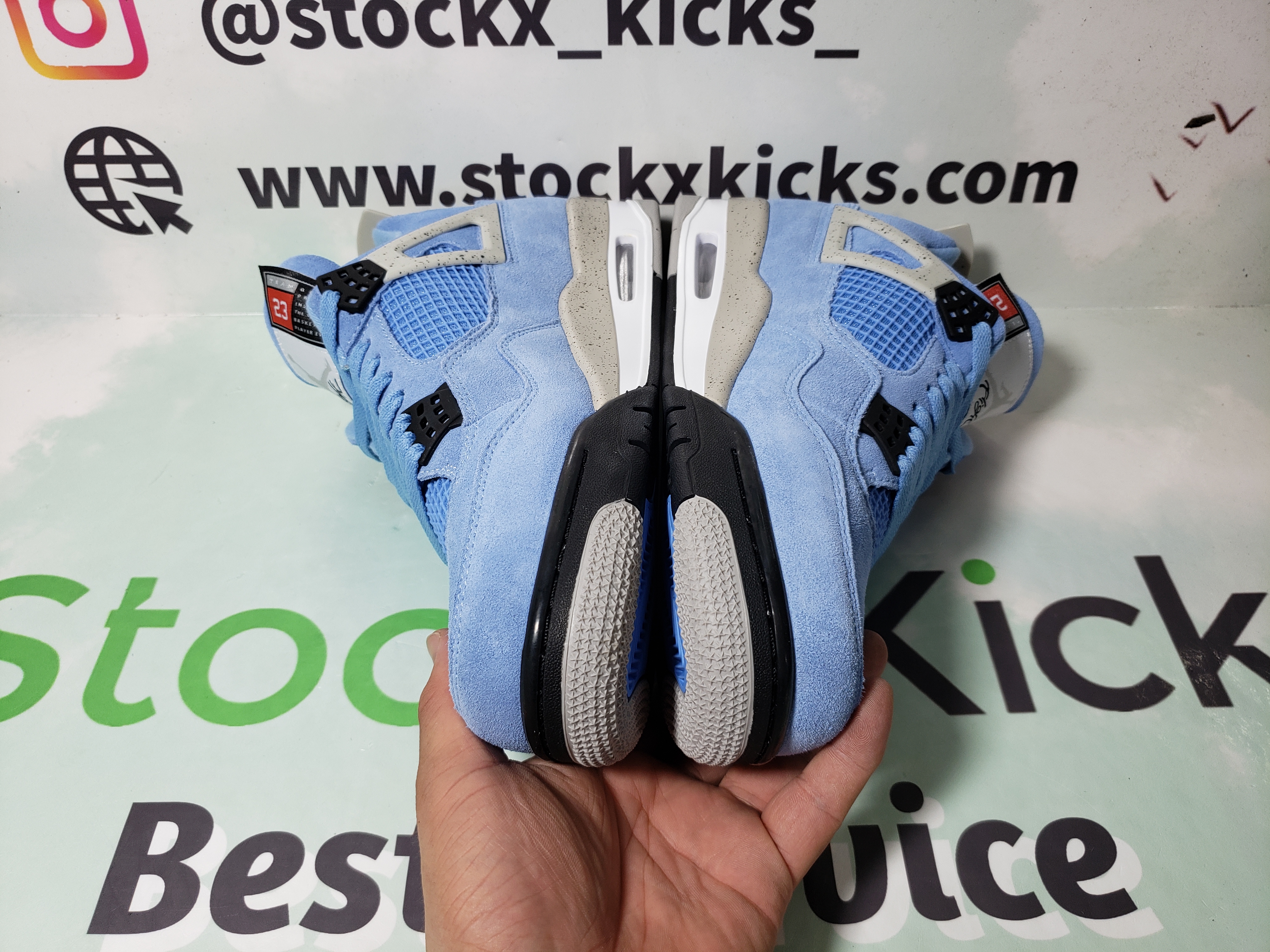 PK God Batch Air Jordan 4 SE University Blue CT8527-400 review stockxkicks 03