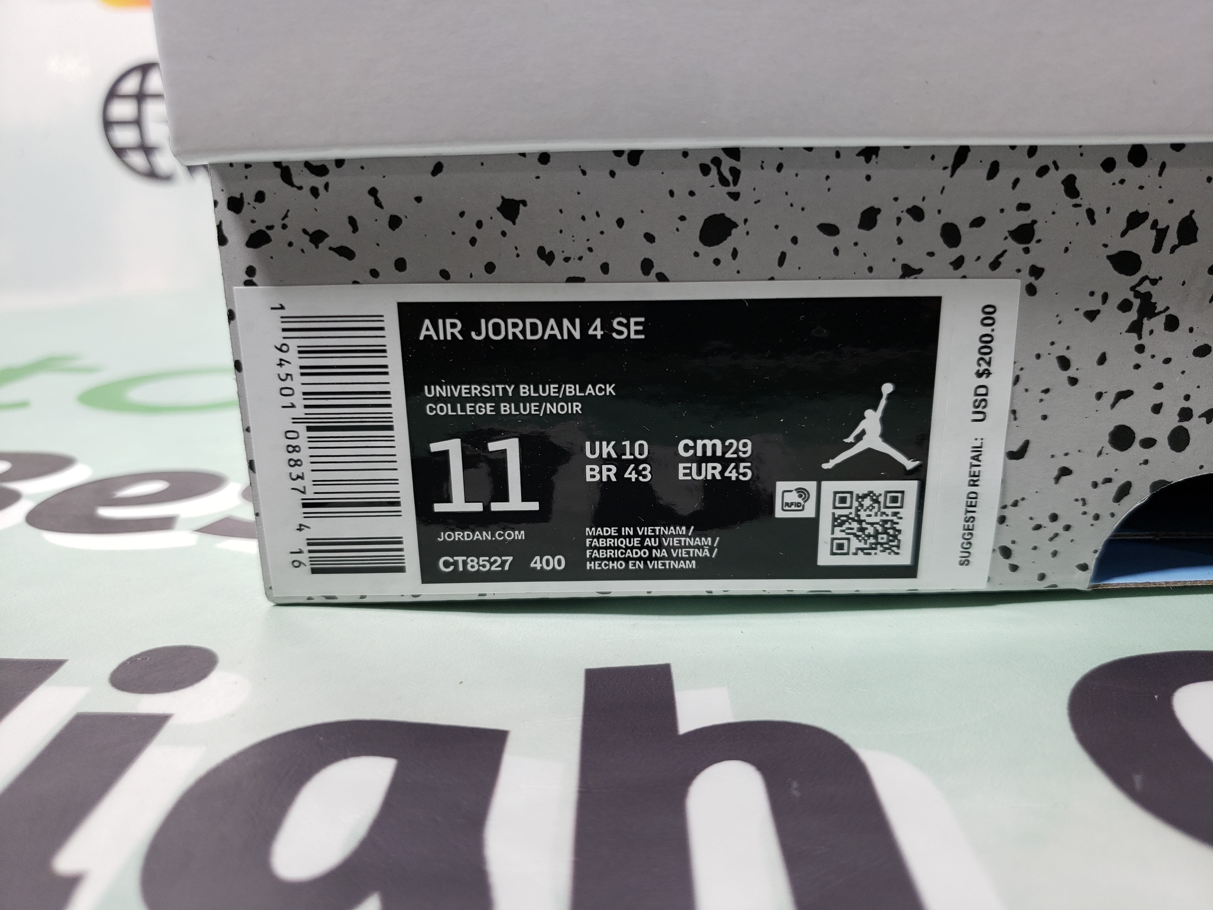 PK God Batch Air Jordan 4 SE University Blue CT8527-400 review stockxkicks 00