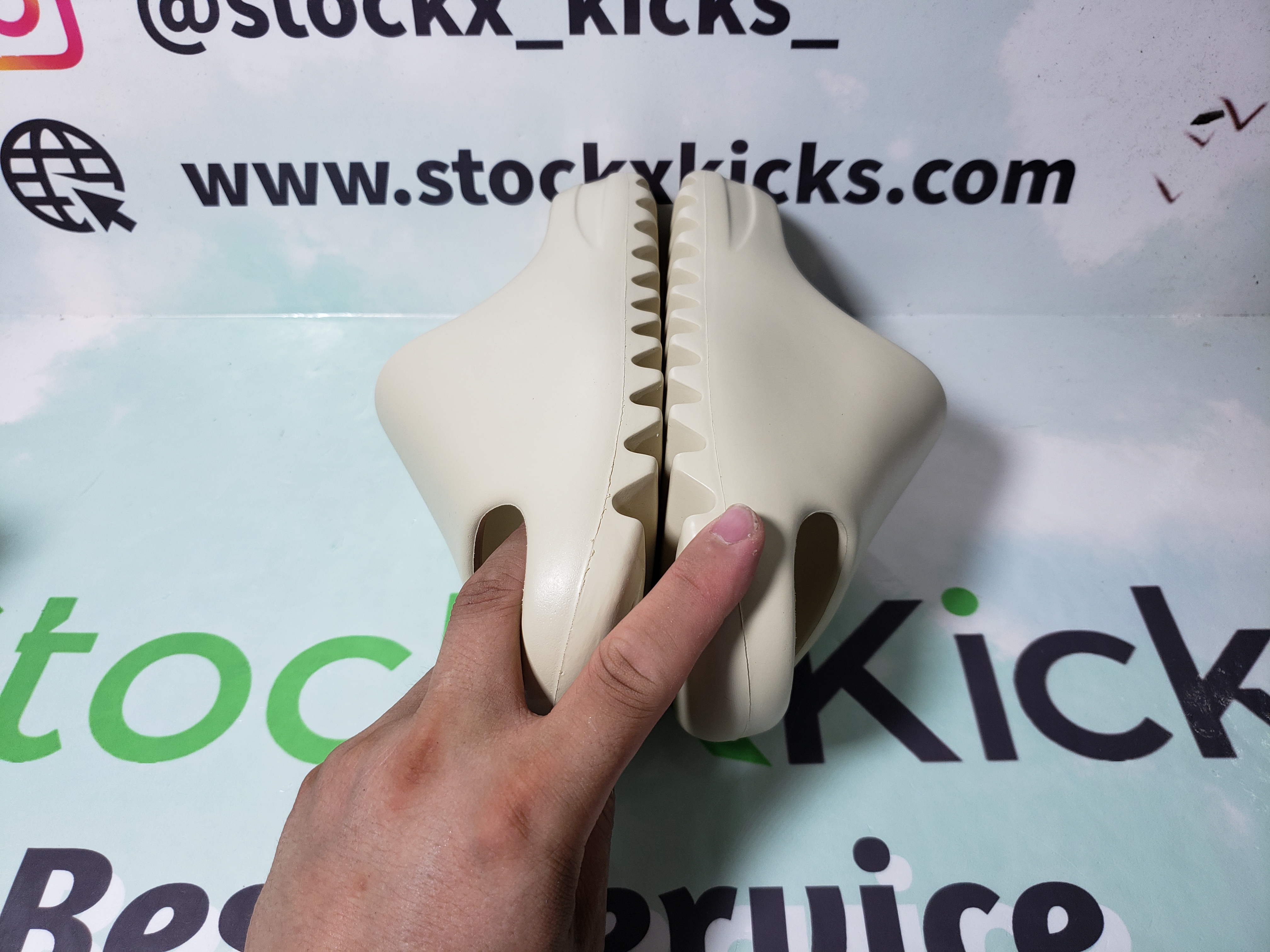 PK God adidas Yeezy Slide Bone FW6345 review stockxkicks 03