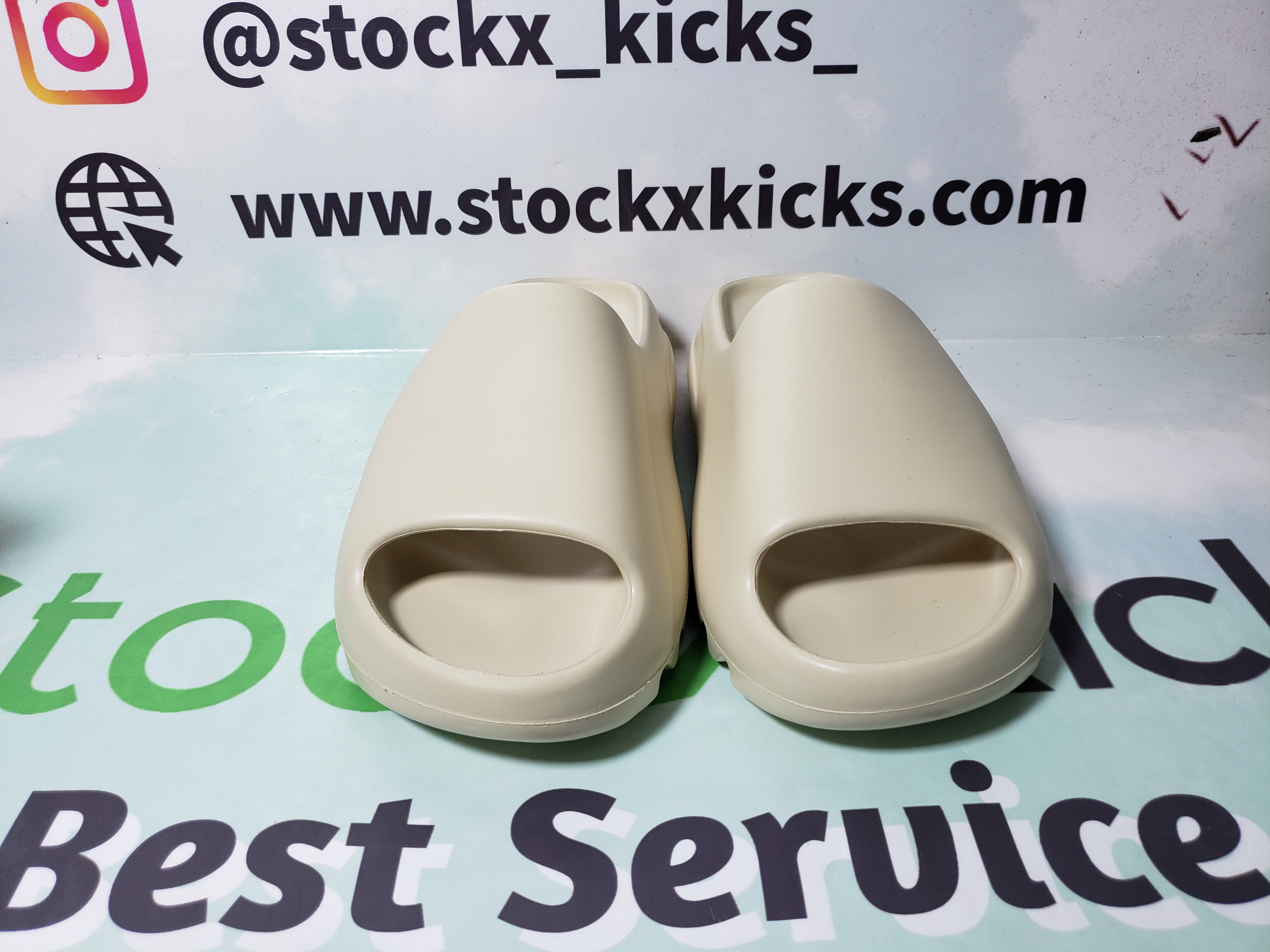 PK God adidas Yeezy Slide Bone FW6345 review stockxkicks 02