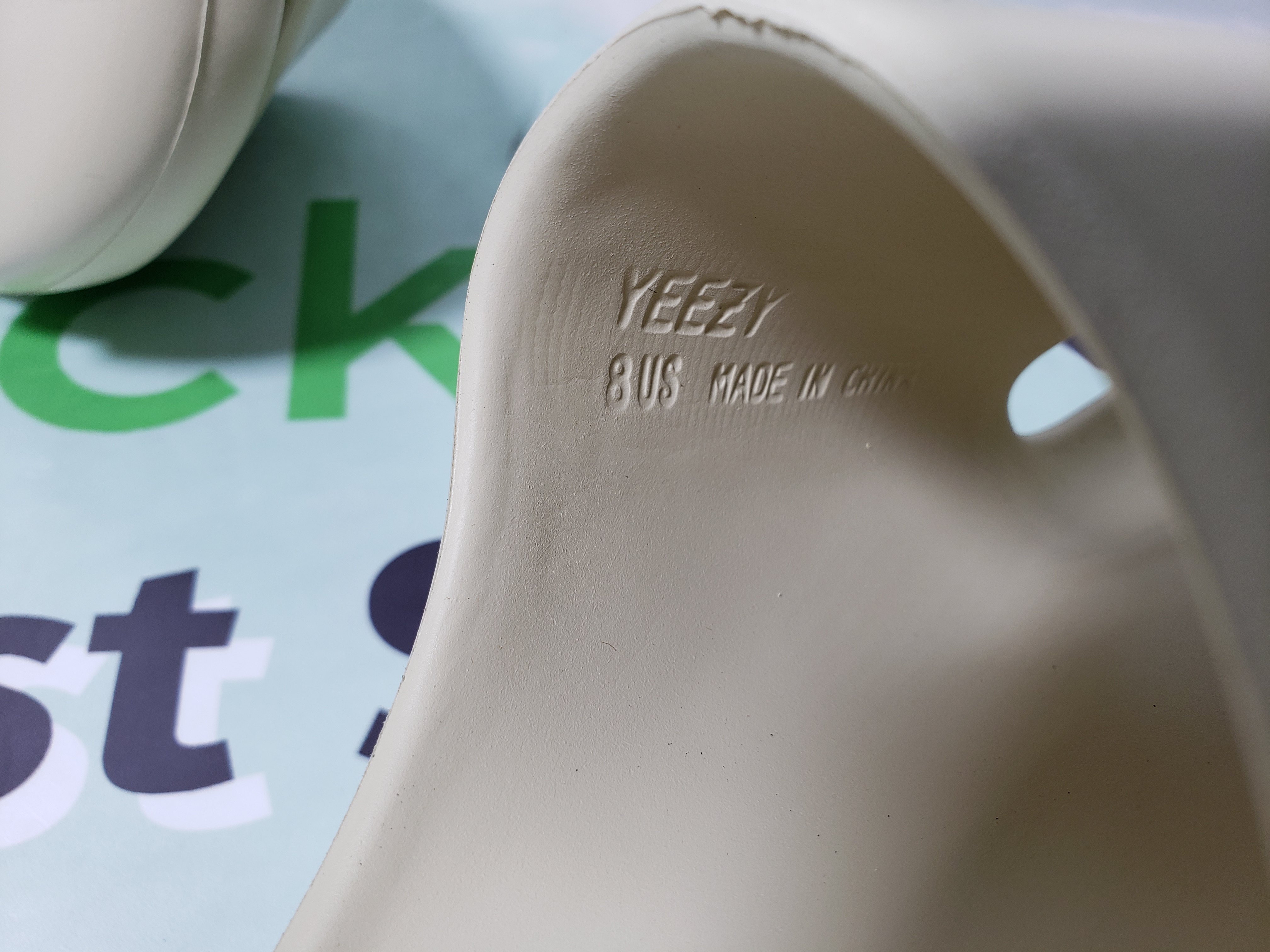 PK God adidas Yeezy Slide Bone FW6345 review stockxkicks 06