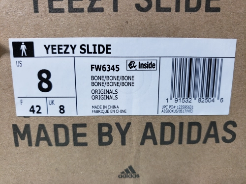 PK God adidas Yeezy Slide Bone FW6345 review 