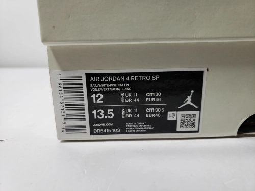 PK God Batch Jordan 4 Retro SB Pine Green DR5415-103 review 