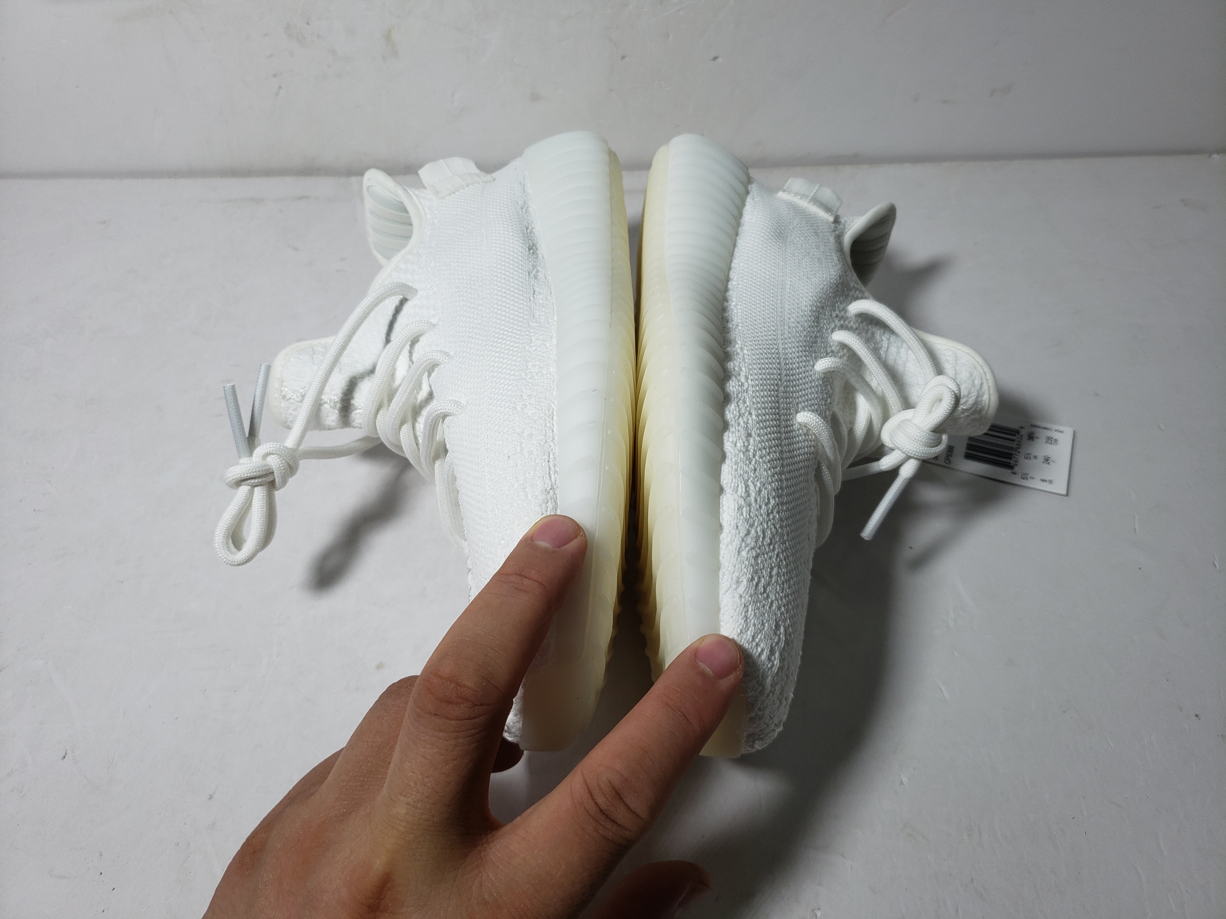 PK God Batch adidas Yeezy Boost 350 V2 Cream/Triple White CP9366 review stockxkicks 03