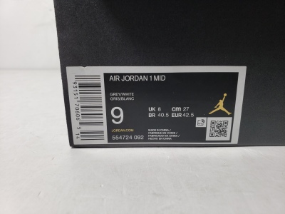 LJR Batch Air Jordan 1 Mid Light Smoke Grey 554724-092 review stockxkicks 00
