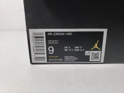 LJR Batch Air Jordan 1 Mid Light Smoke Grey 554724-092 review stockxkicks 00