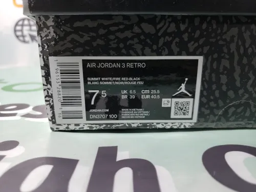 PK God Batch Air Jordan 3 White Cement Reimagined DN3707-100 review 