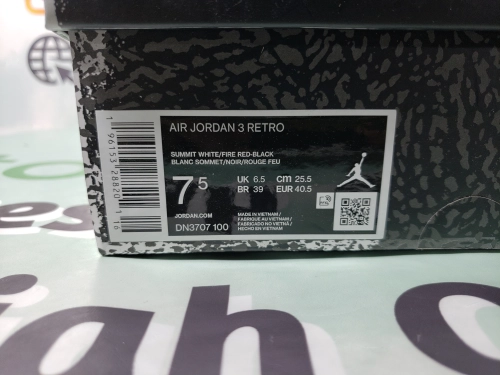 【Top PK God Batch】PK God Batch Air Jordan 3 White Cement Reimagined DN3707-100 review 