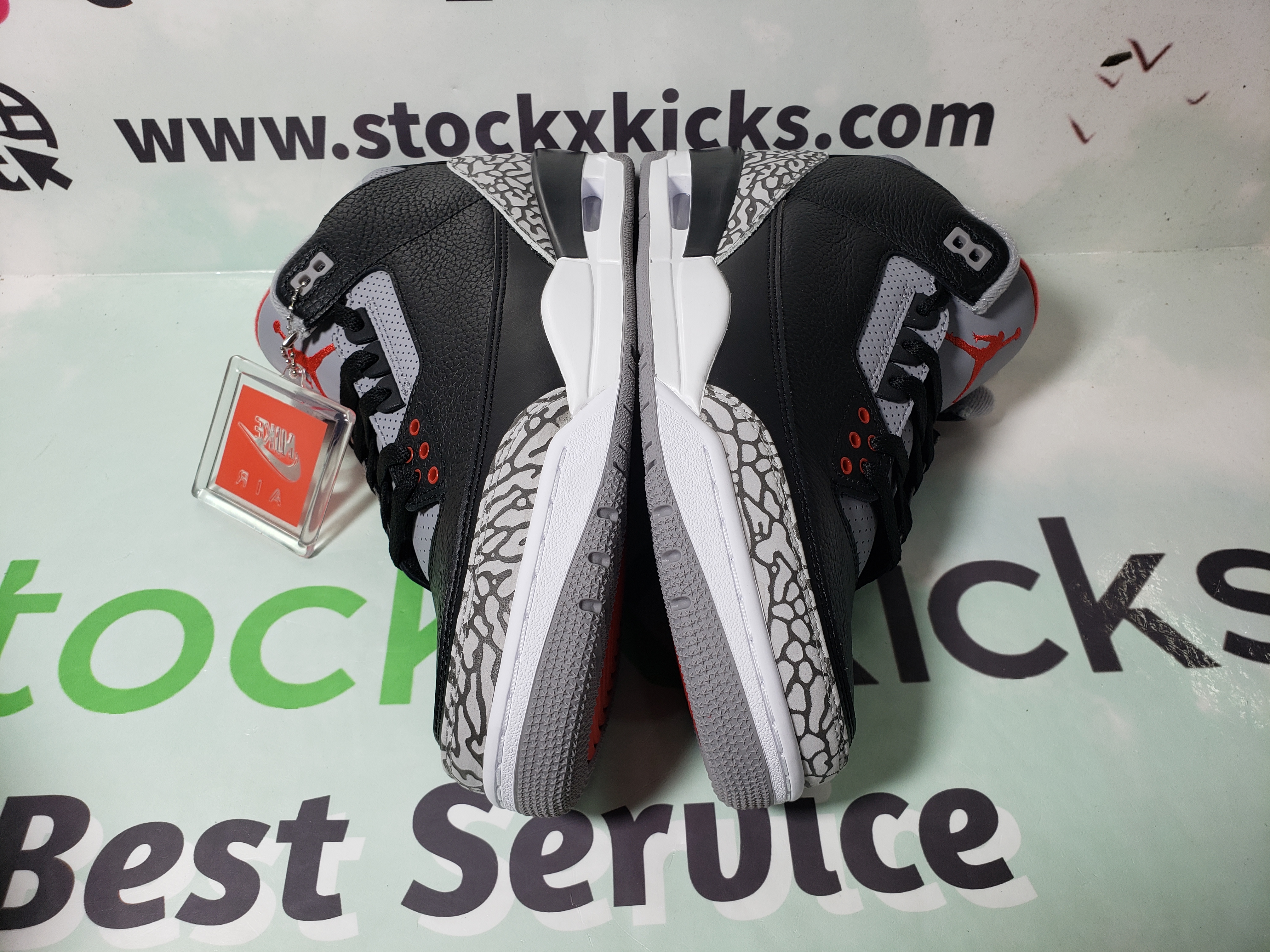 PK God Batch Air Jordan 3 Retro Black Cement (2018) 854262-001 review stockxkicks 04