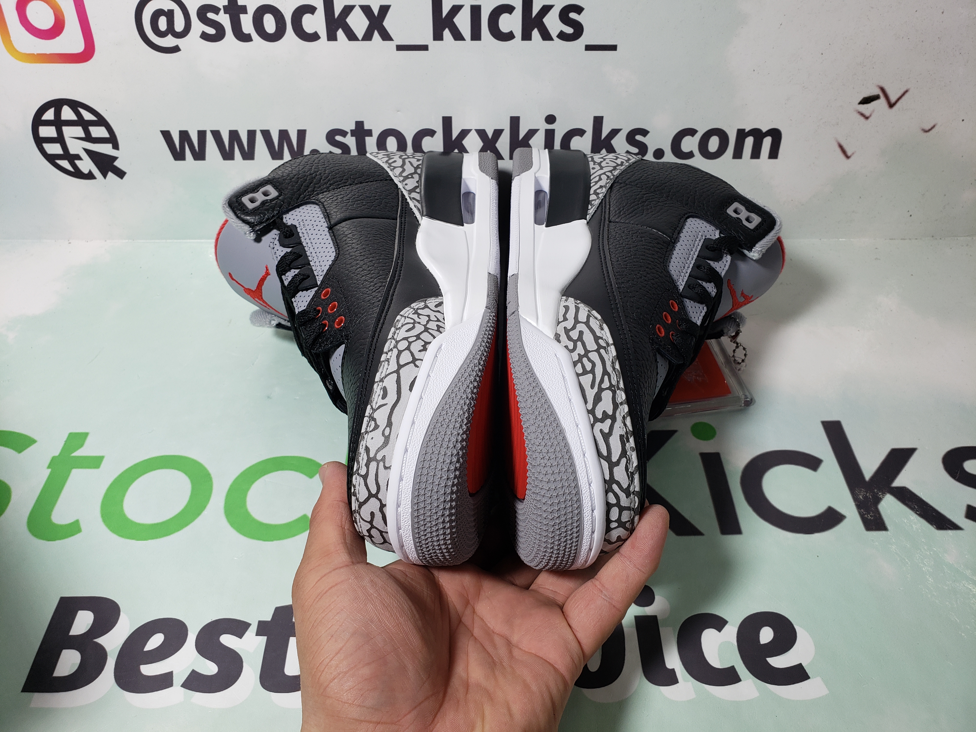 PK God Batch Air Jordan 3 Retro Black Cement (2018) 854262-001 review stockxkicks 03