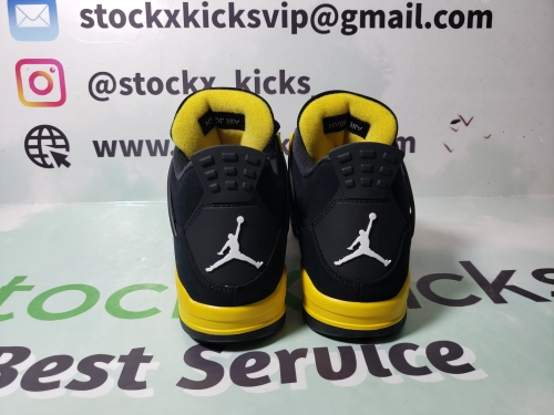 PK God Batch Air Jordan 4 Retro Thunder DH6927-017 review 