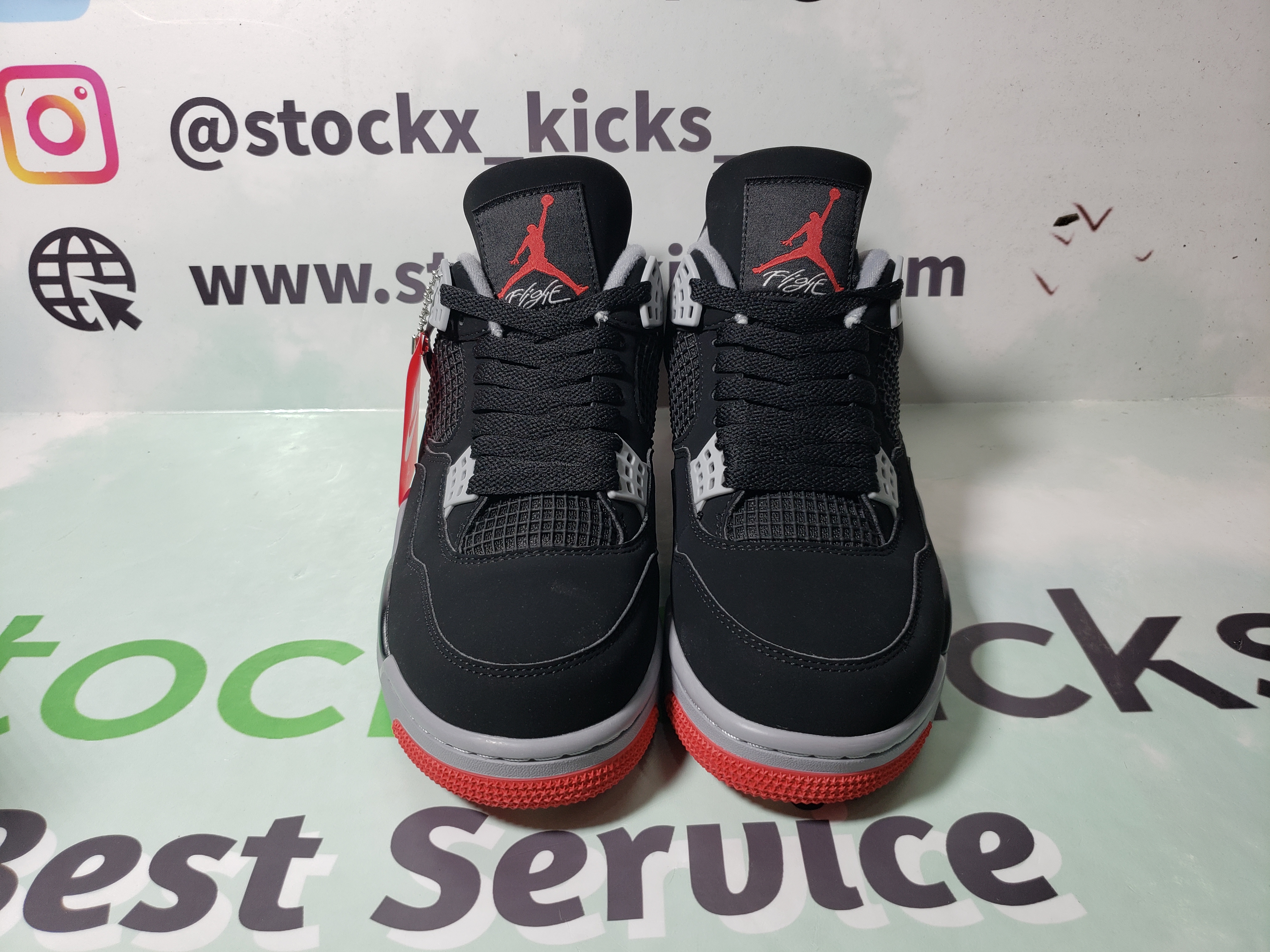 PK God Batch Air Jordan 4 Retro Bred 308497-060 review stockxkicks 01