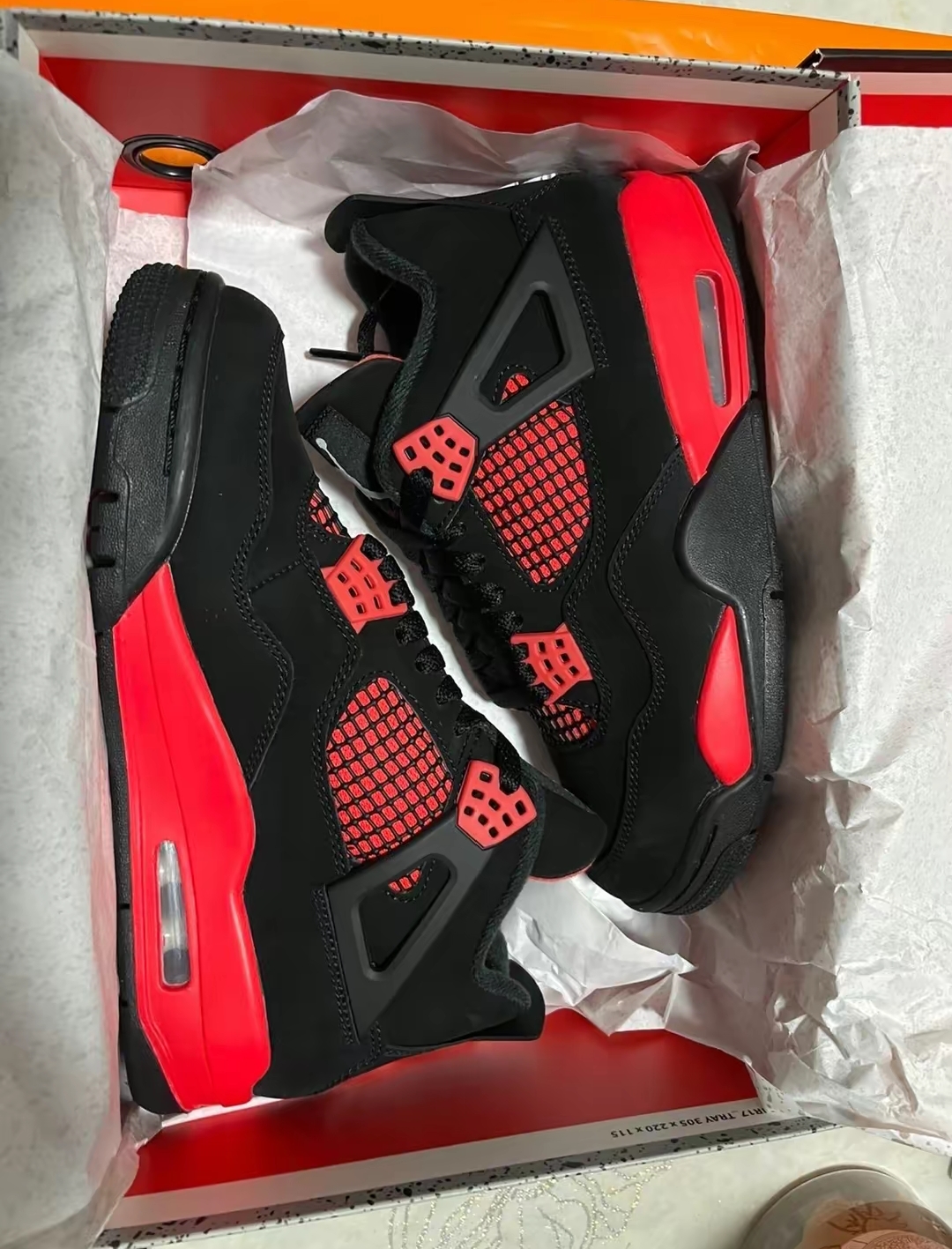 PK God Batch Air Jordan 4 Red Thunder CT8527-016 review Jemy