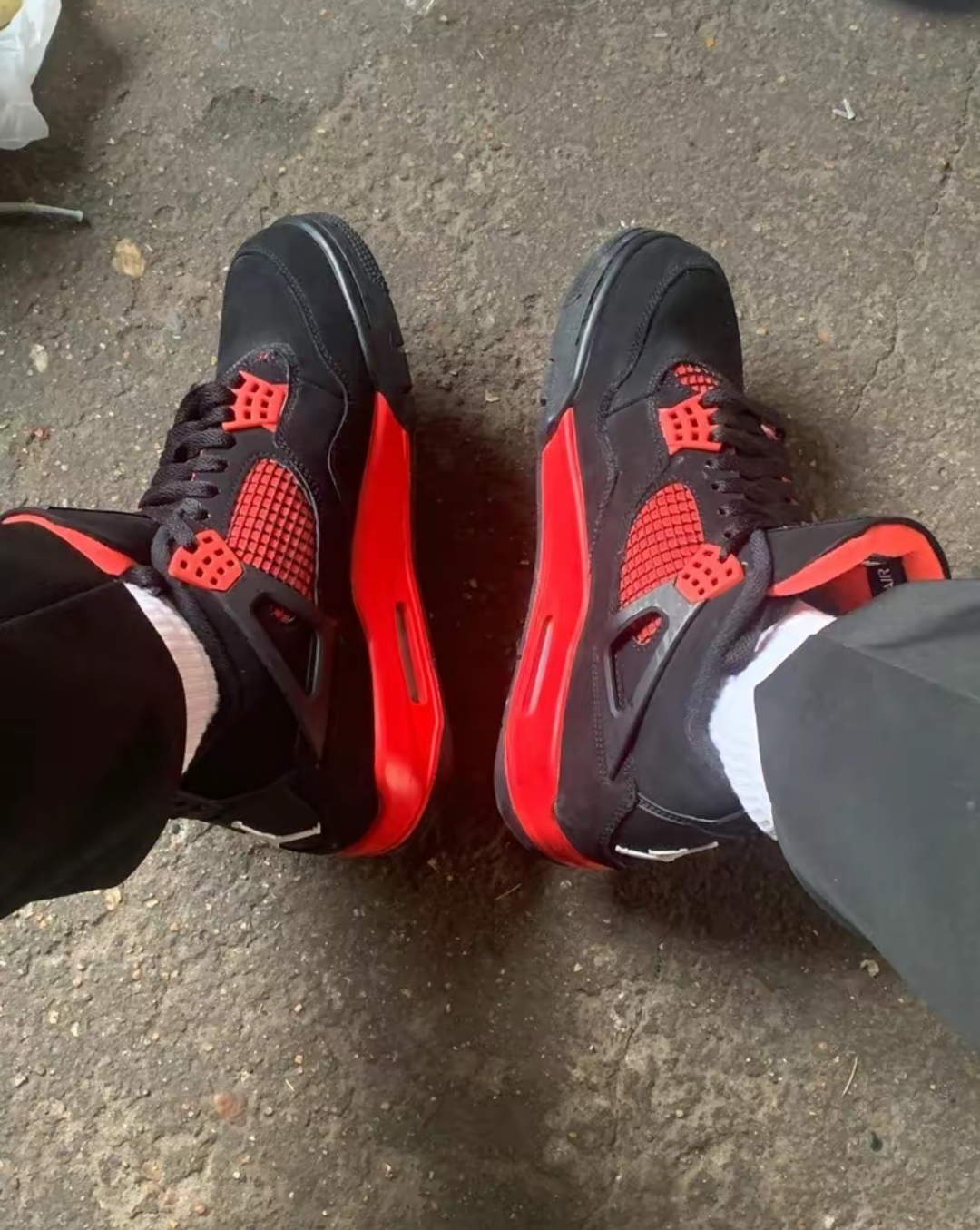 PK God Batch Air Jordan 4 Red Thunder CT8527-016 review Ely Debes