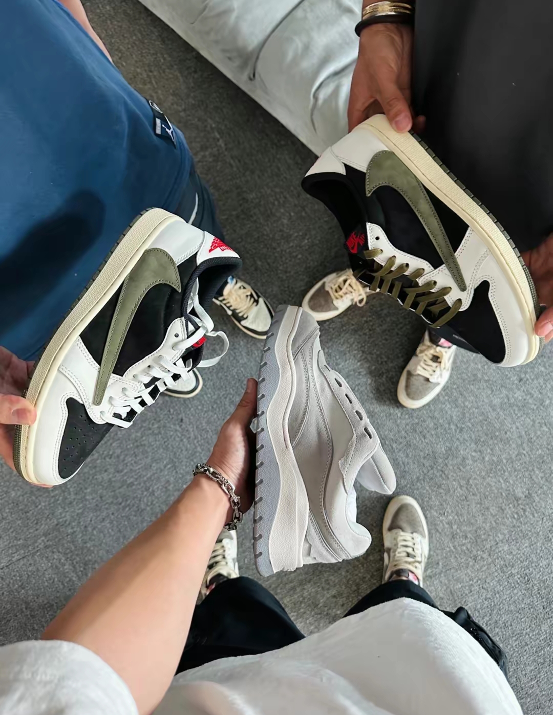 PK God Batch Air Jordan 1 Retro Low OG SP Travis Scott Olive (W) DZ4137-106 review Floare