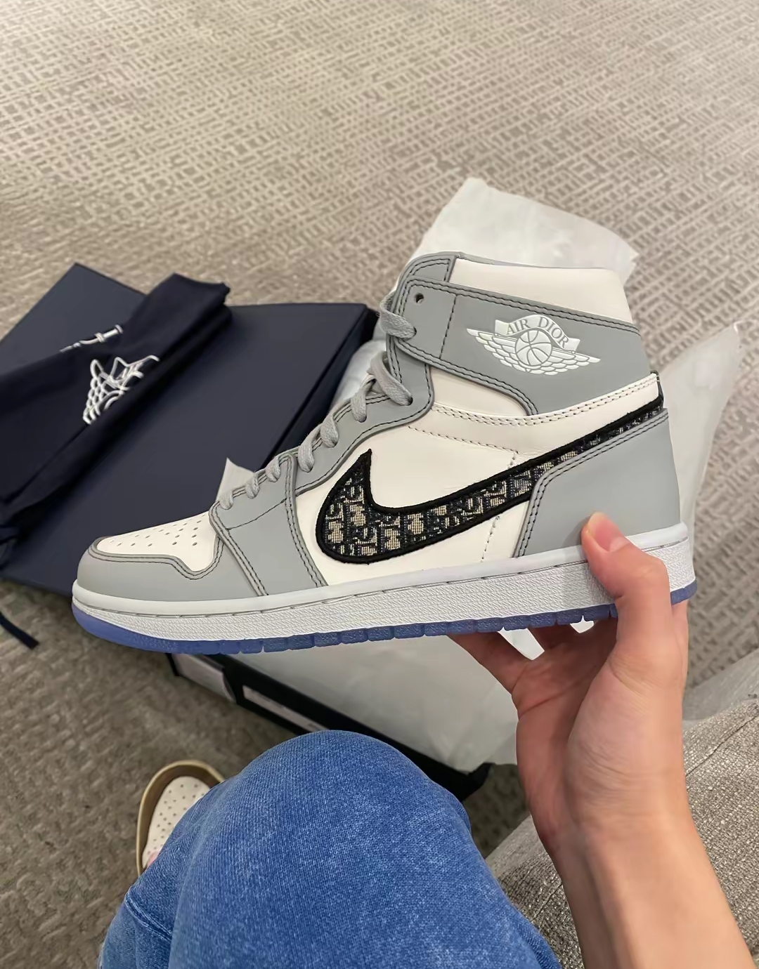 LJR Batch Air Jordan 1 Retro High Dior CN8607-002 review Timmy