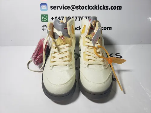 PK God Batch Air Jordan 5 Retro OFF-WHITE Sail DH8565-100  review 