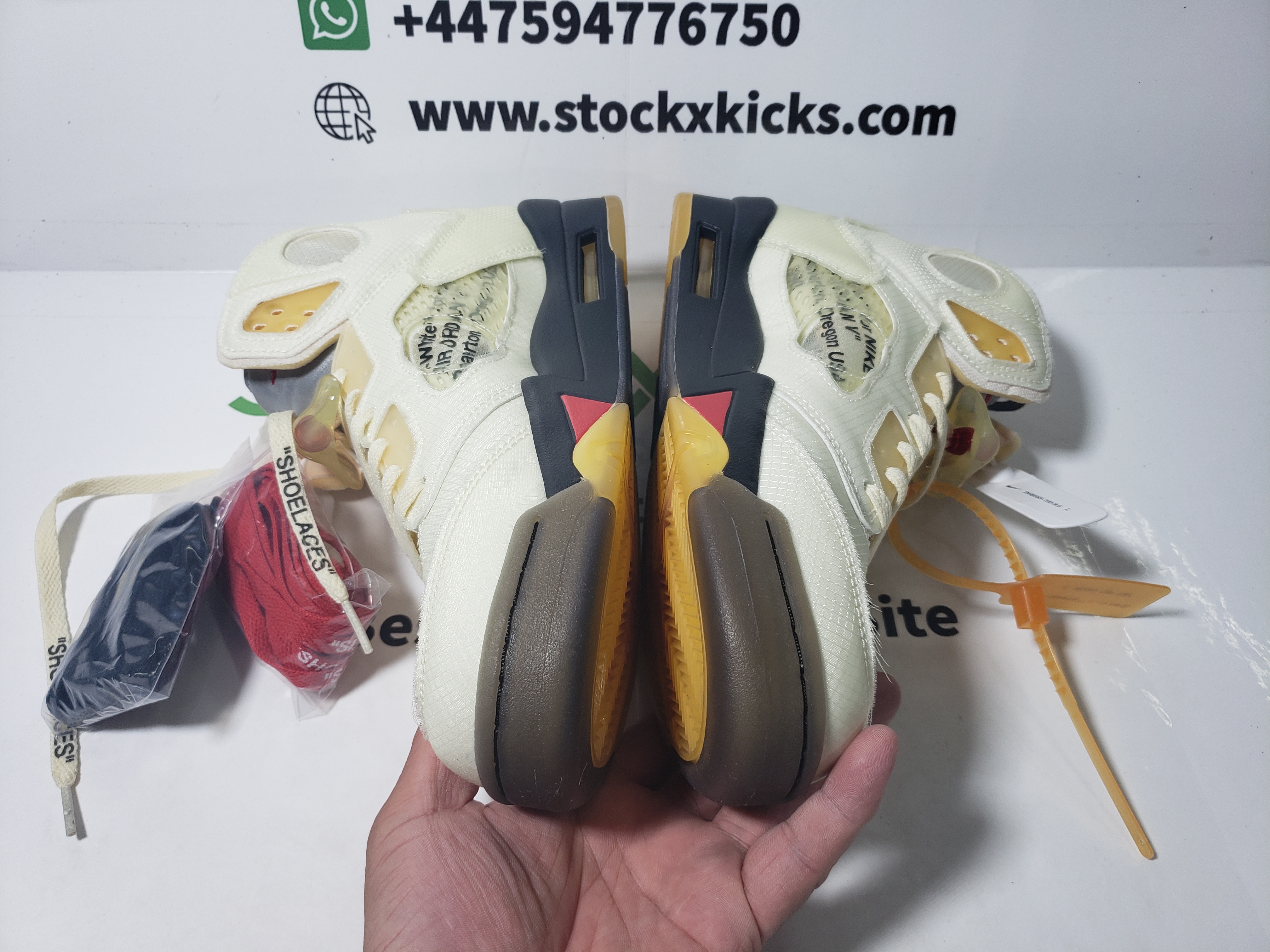 PK God Batch Air Jordan 5 Retro OFF-WHITE Sail DH8565-100  review Stockxkicks 04