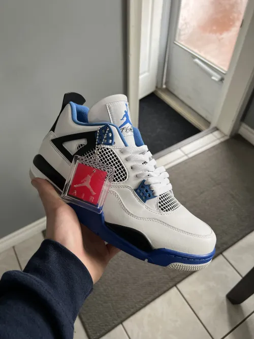 PK God Batch Air Jordan 4 Retro Motorsports 308497-117 review 